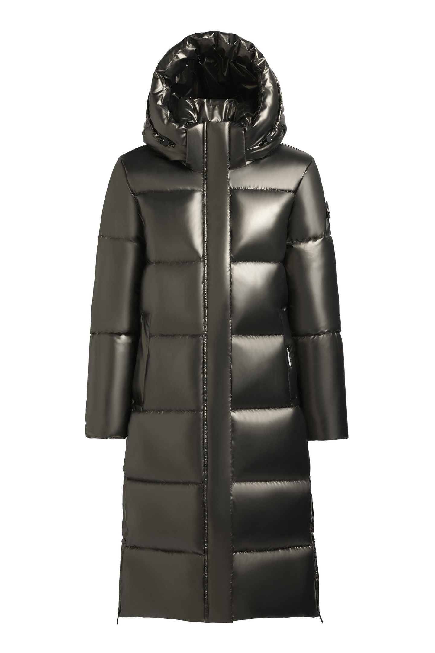 RACHEL SHINY COAT MUD BROWN 8