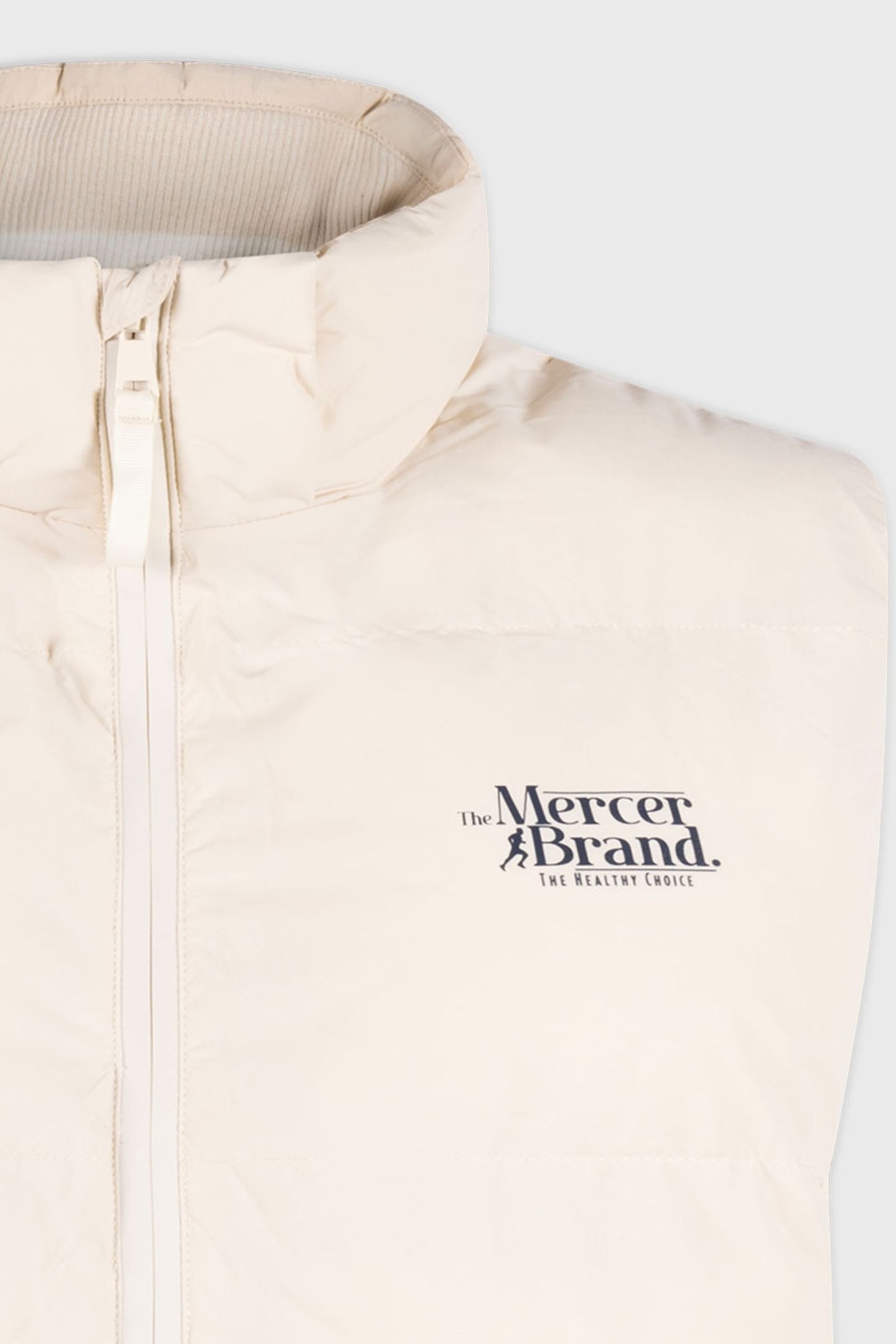 THE MERCER BODYWARMER OFF WHITE 4