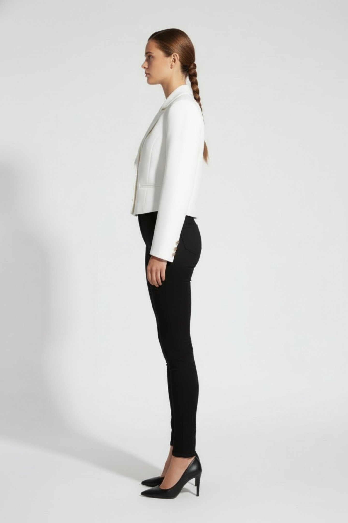 GUESS ECO ANDREE CROP BLAZER LUMINOUS WHITE 3