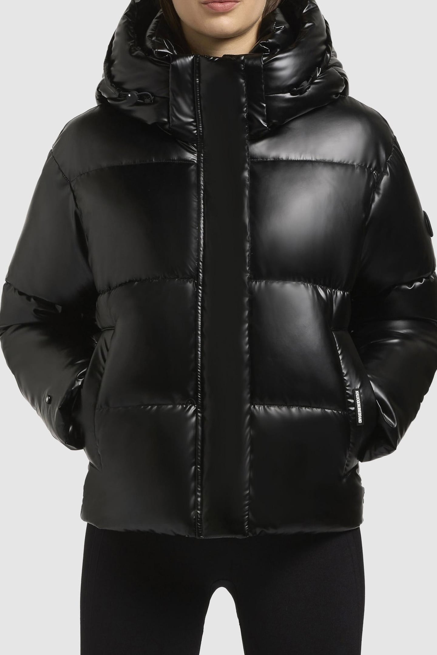 DEVINA SHINY JACKET BLACK 3