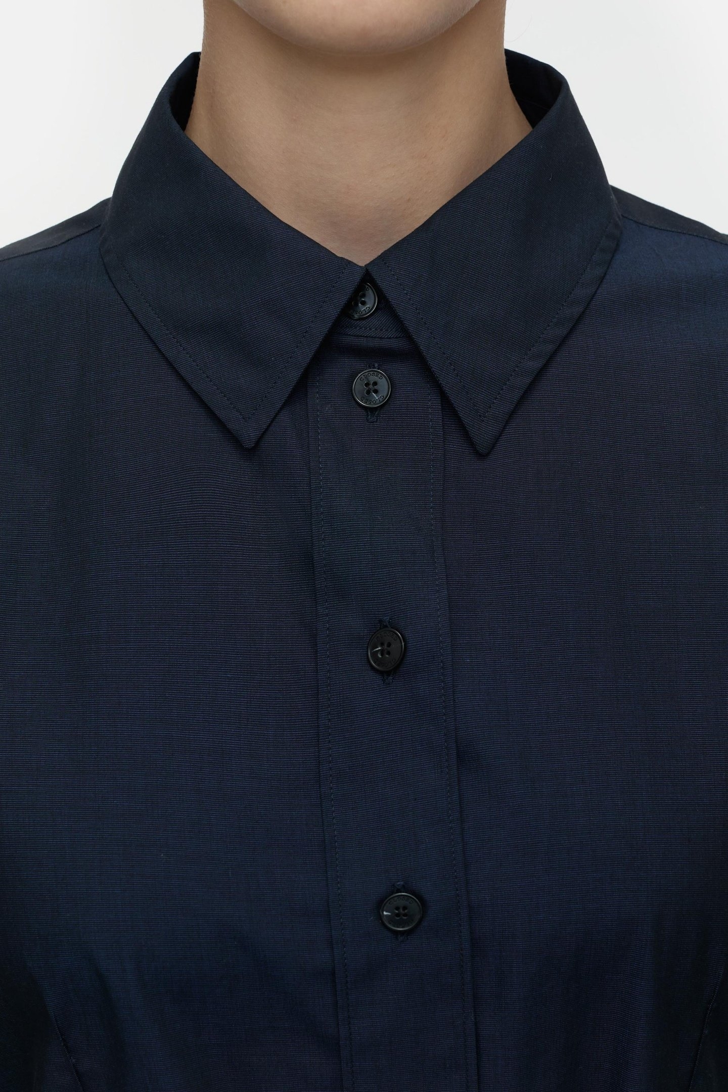 ELONGATED SHIRT SPACE BLUE 6