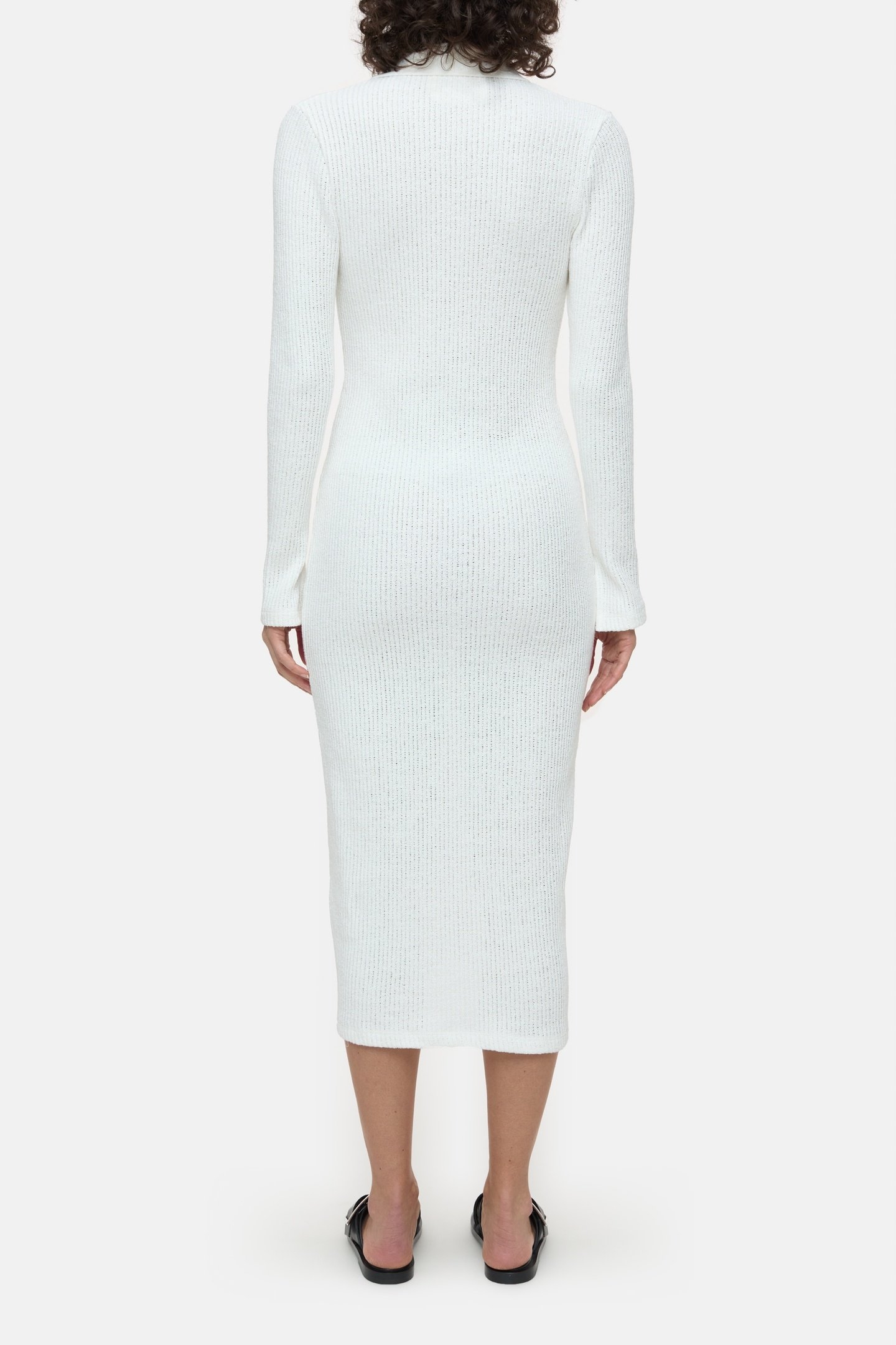 LONG SLEEVE DRESS IVORY 4