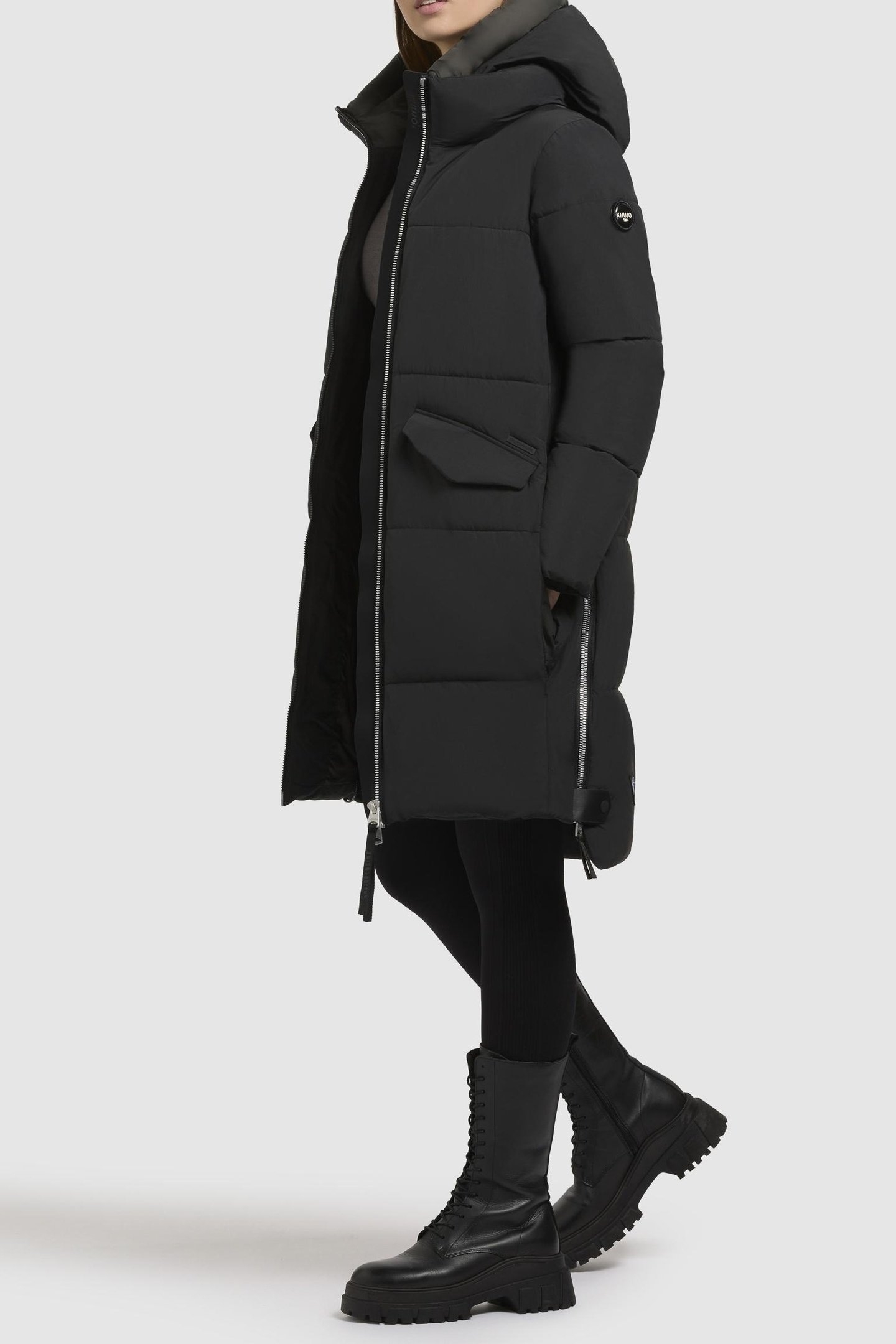 GISEL COAT OBRAGE GREY 1