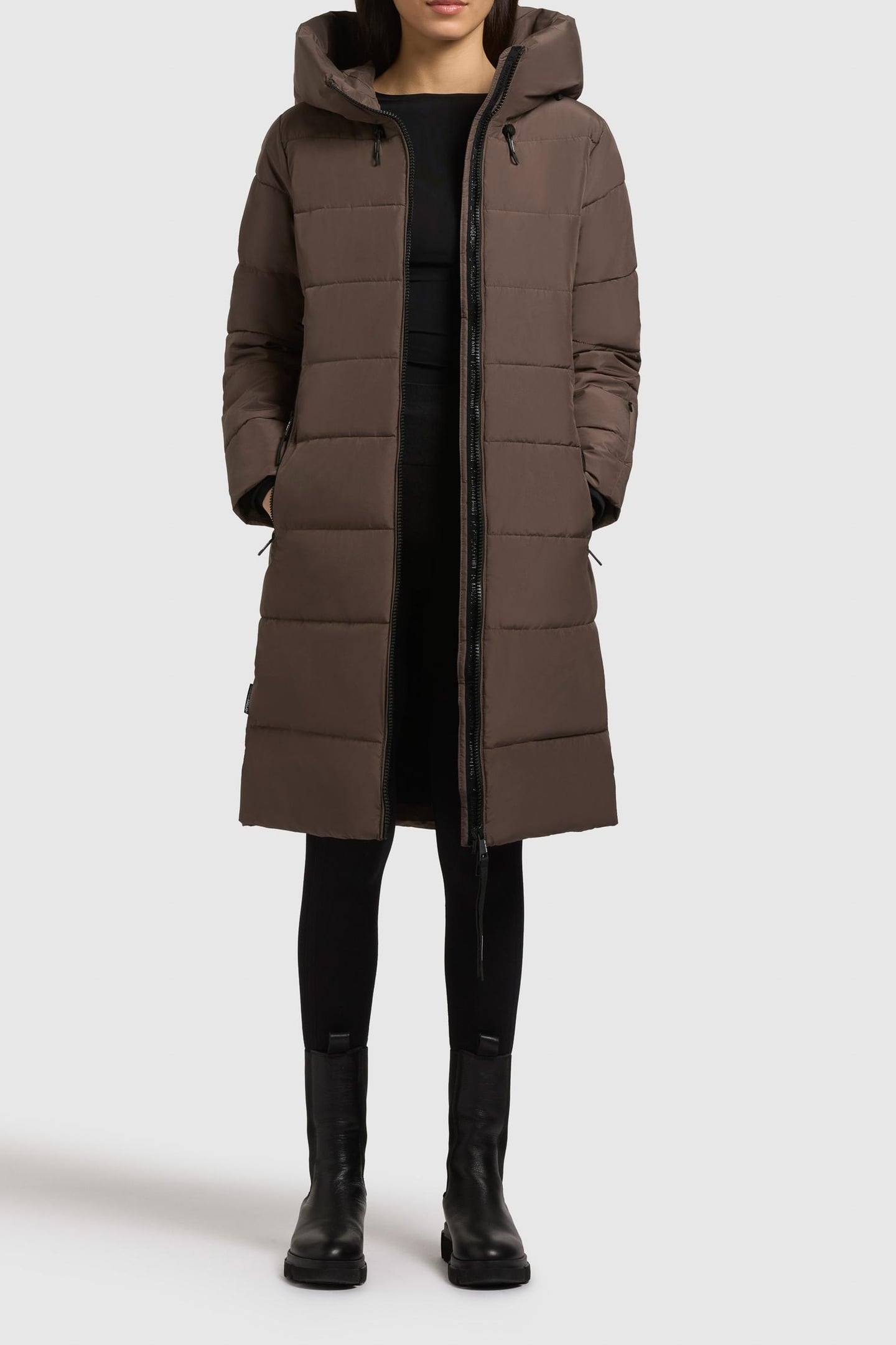 JILIAS5 COAT STONE TAUPE 2