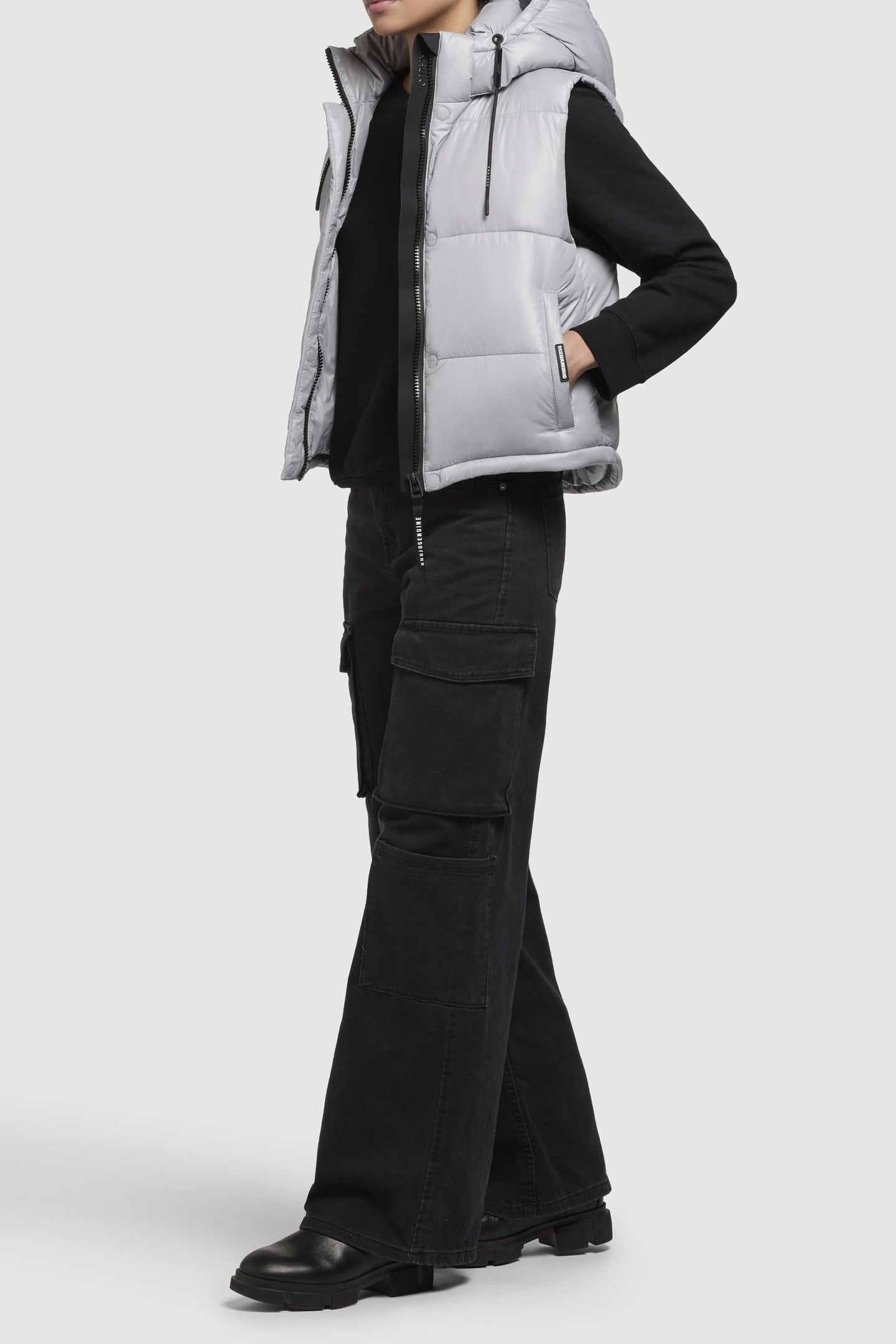 INNA2 SATIN VEST LIGHT FLASH BLUE 2