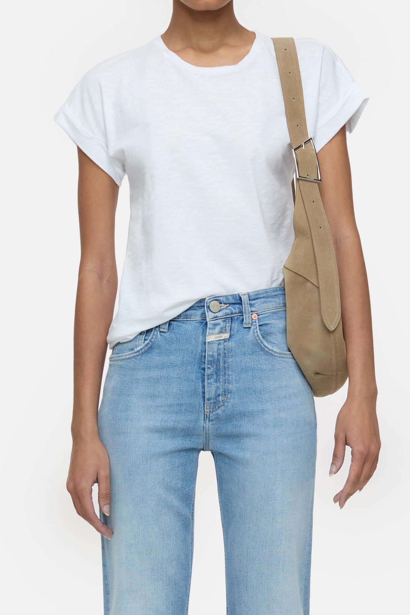 TURN UP T-SHIRT WHITE 1