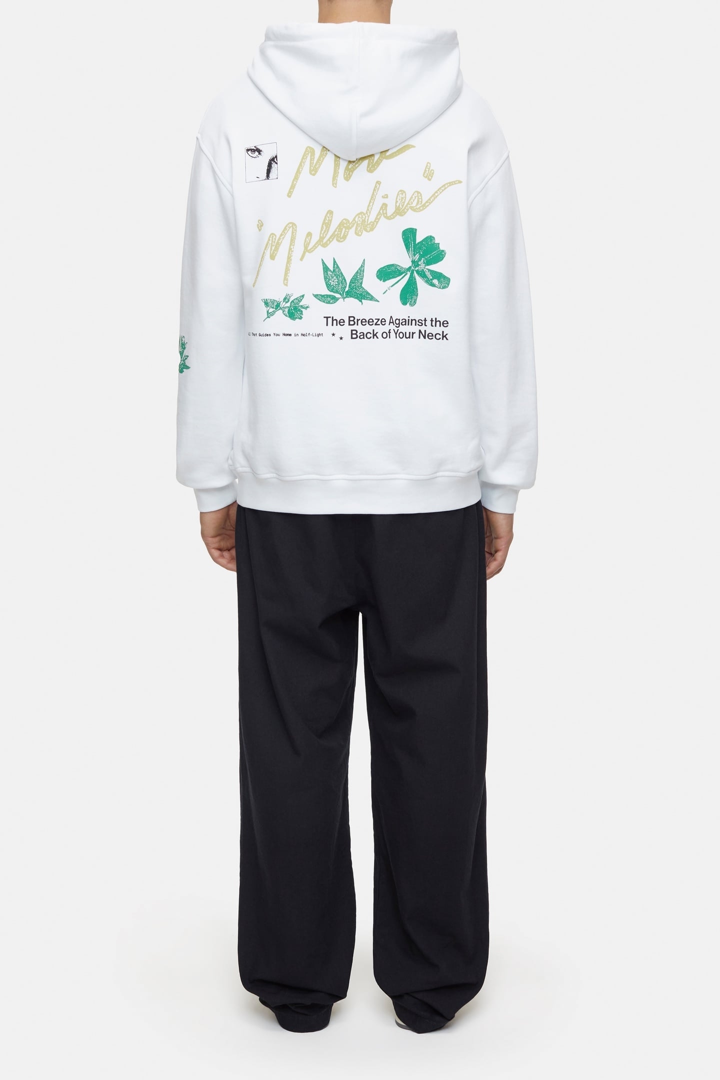 PRINTED HOODIE T-SHIRTS WHITE 3