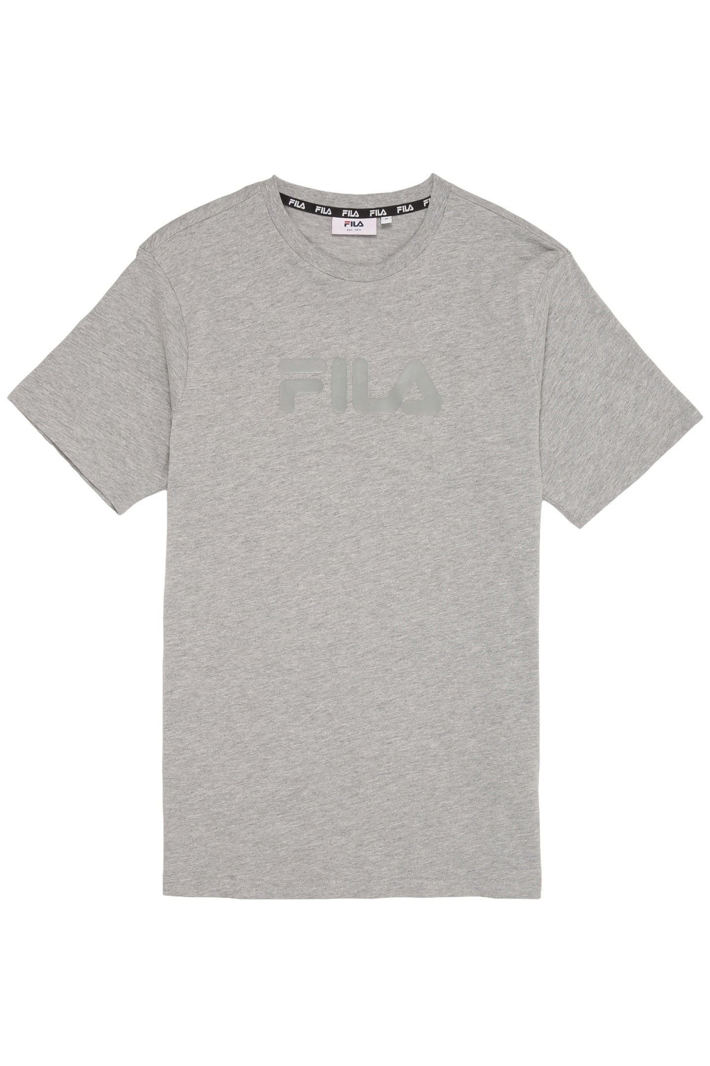 UNISEX ZULOS LOGO T-SHIRT MEDIUM GREY MELANGE 1