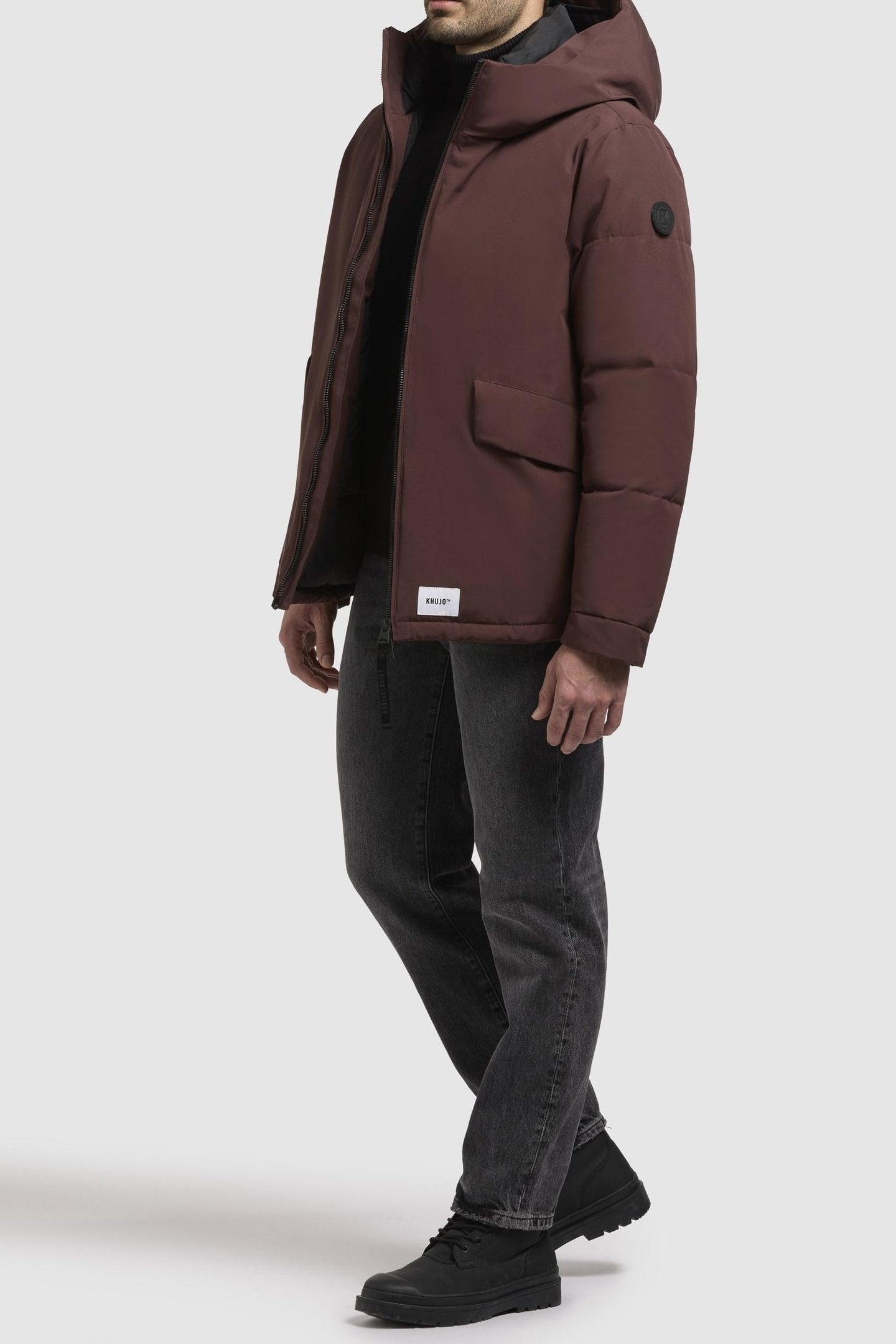 GERO JACKET BURGUNDY RED 7