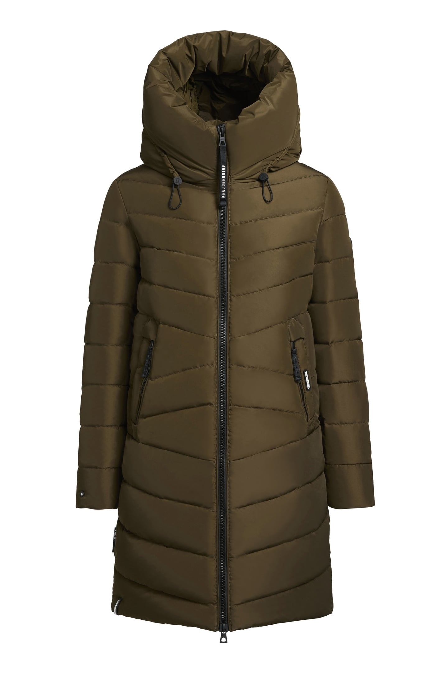 PLUZ COAT DARK BROWN 7