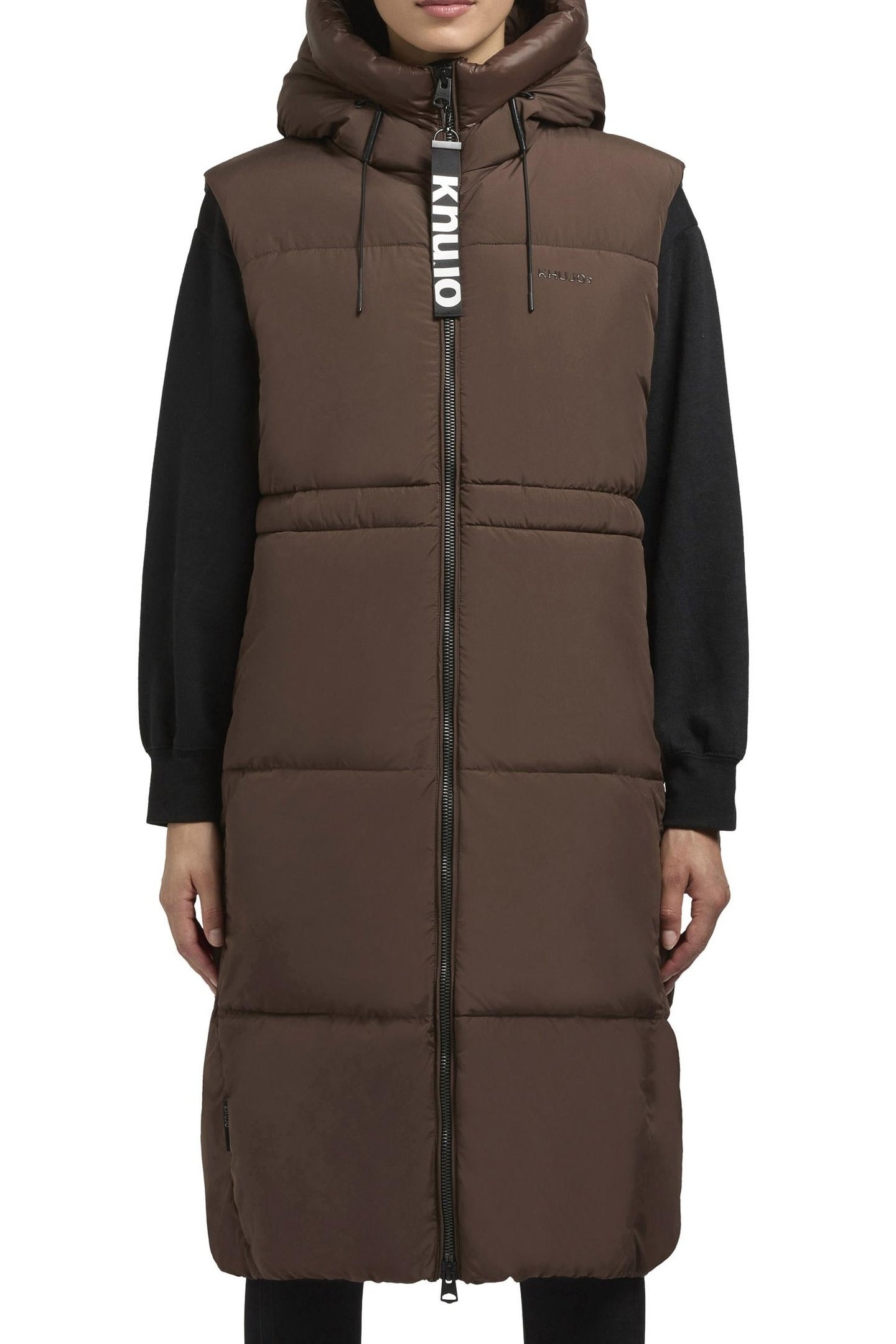 ALVA2 VEST DARK BROWN 3