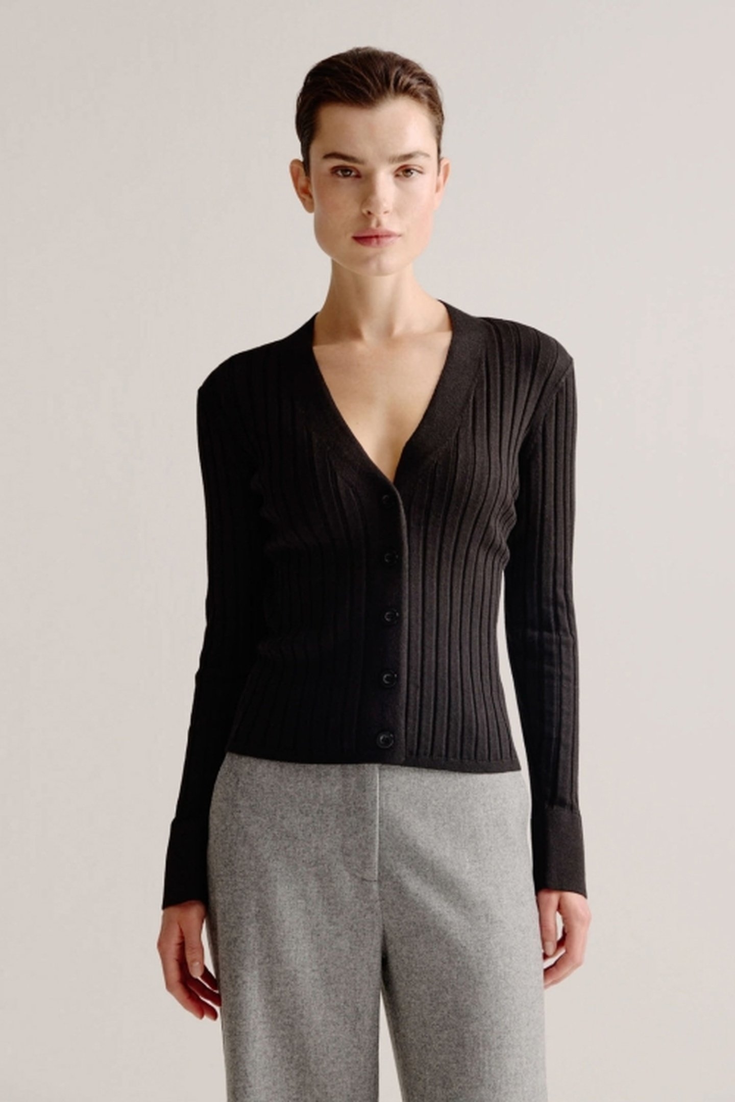 LIEVE CARDIGAN BLACK 1