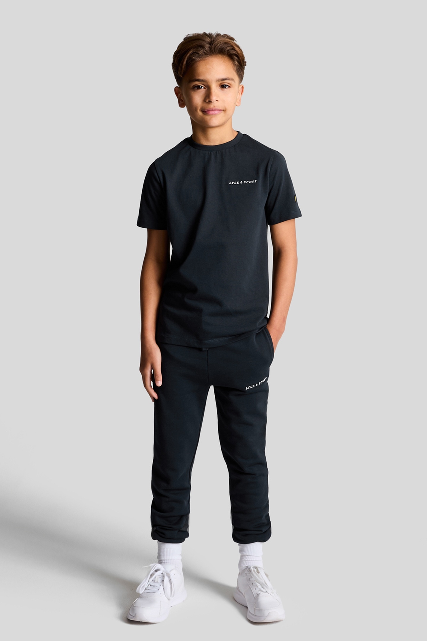 SCRIPT EMBROIDERED SWEATPANT DARK NAVY 2