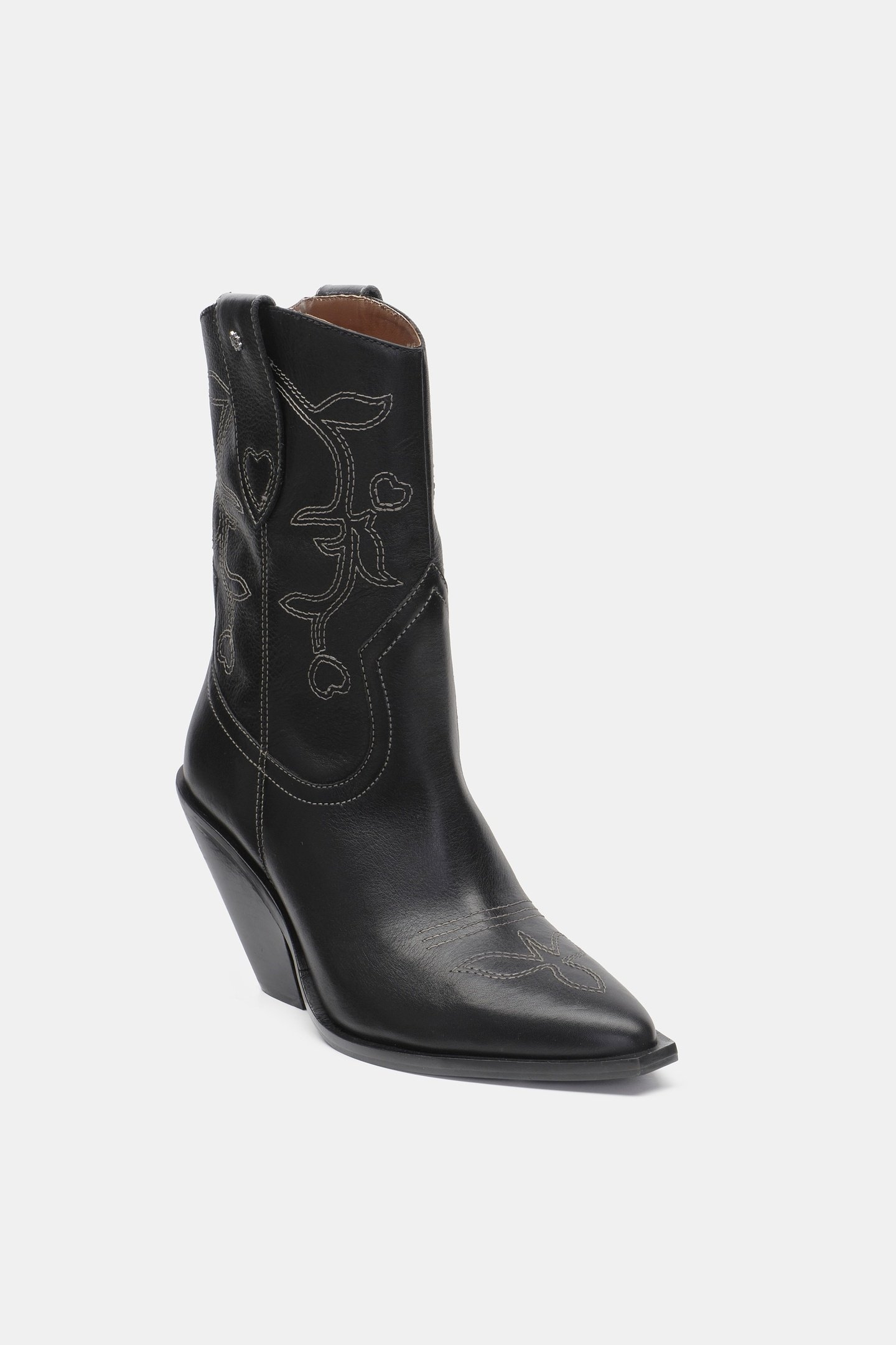 ASIRA COWBOY BOOT BLACK 2