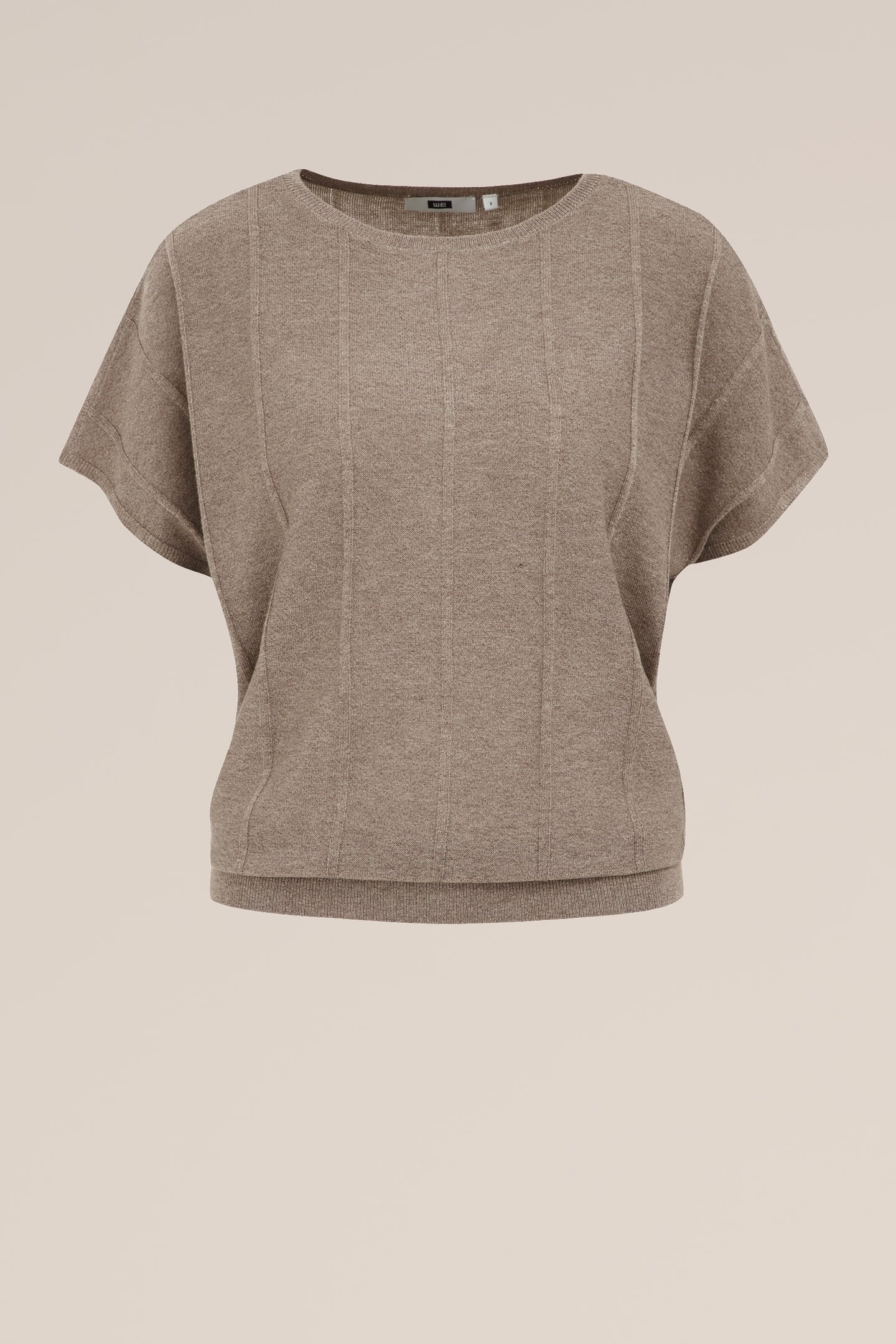 KNITTED PULLOVER LIGHT BROWN 4