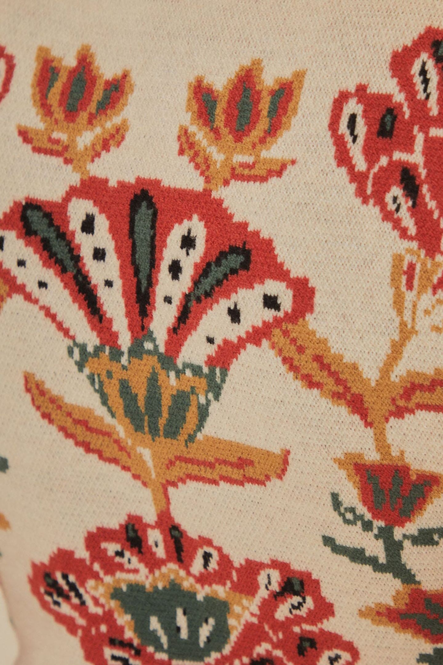 RIAD CREAM KNIT DRESS 4