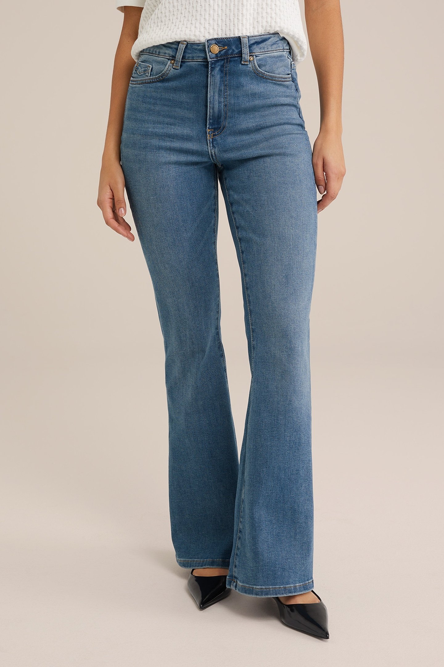 5-POCKET HIGH WAIST BLUE 8