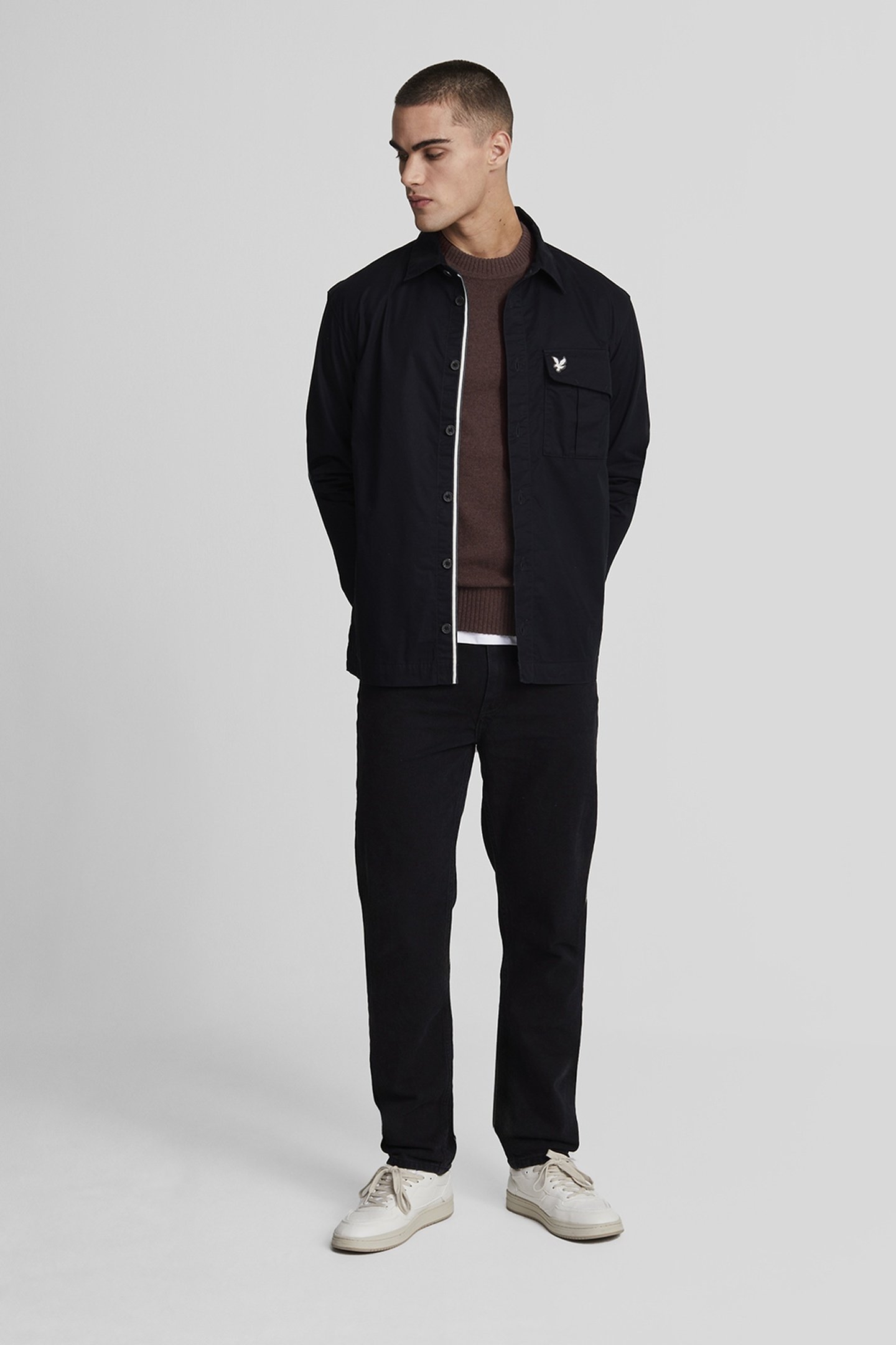 LAMBSWOOL CREW NECK JUMPER RUBBER RED 2