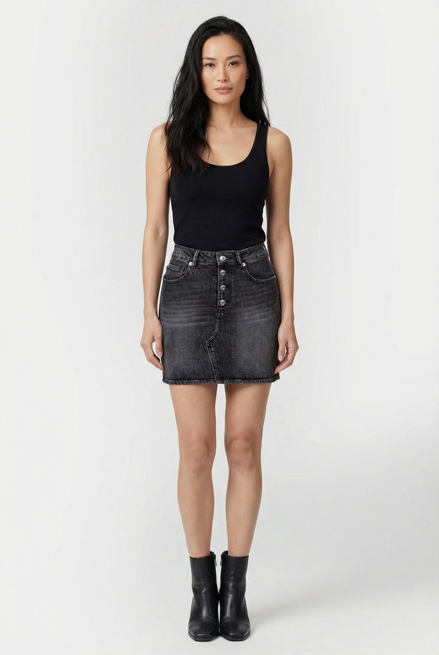 VIVY SKIRT FADED BLACK 1