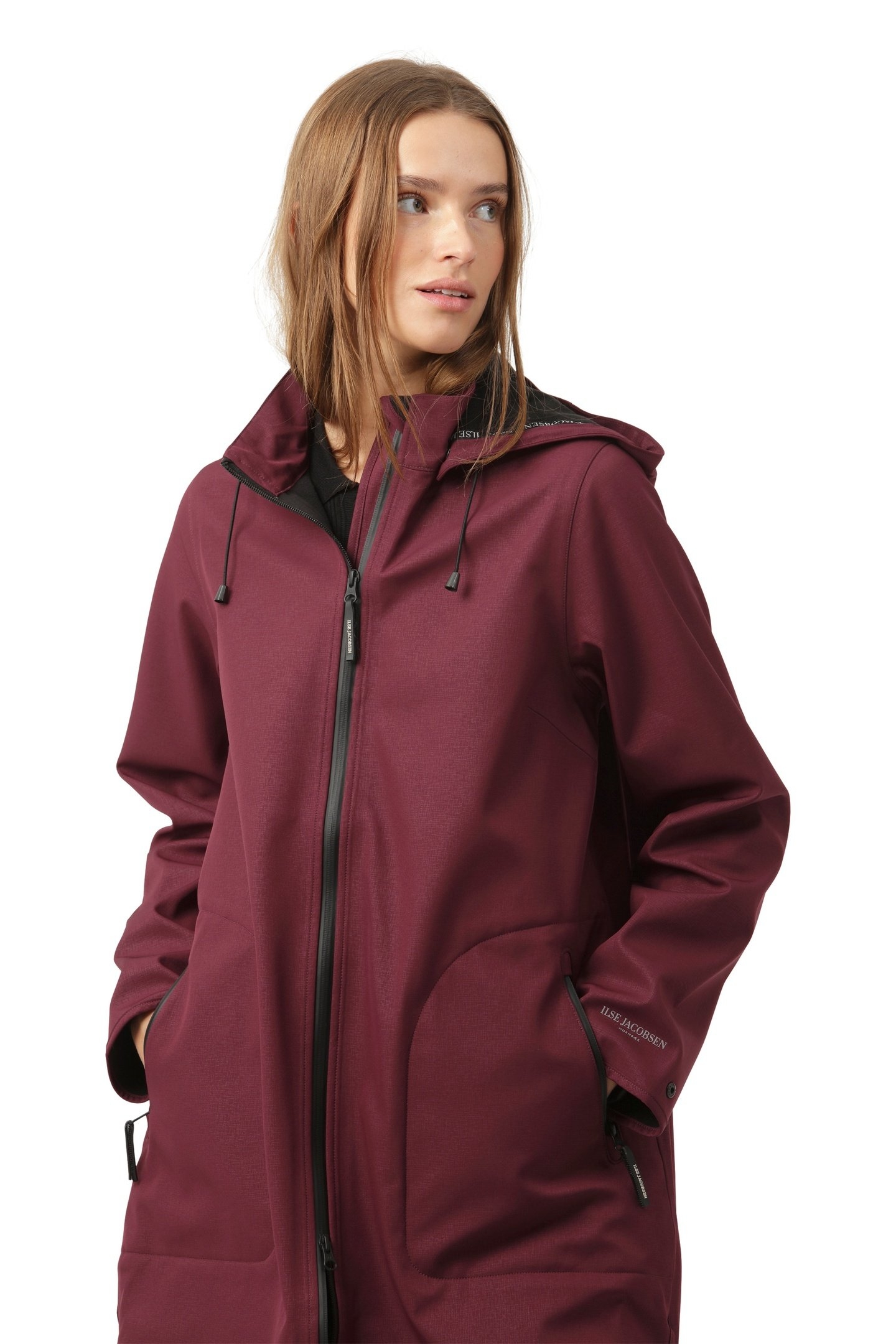 RAIN128 RAIN JACKETS MAROON BANNER 3