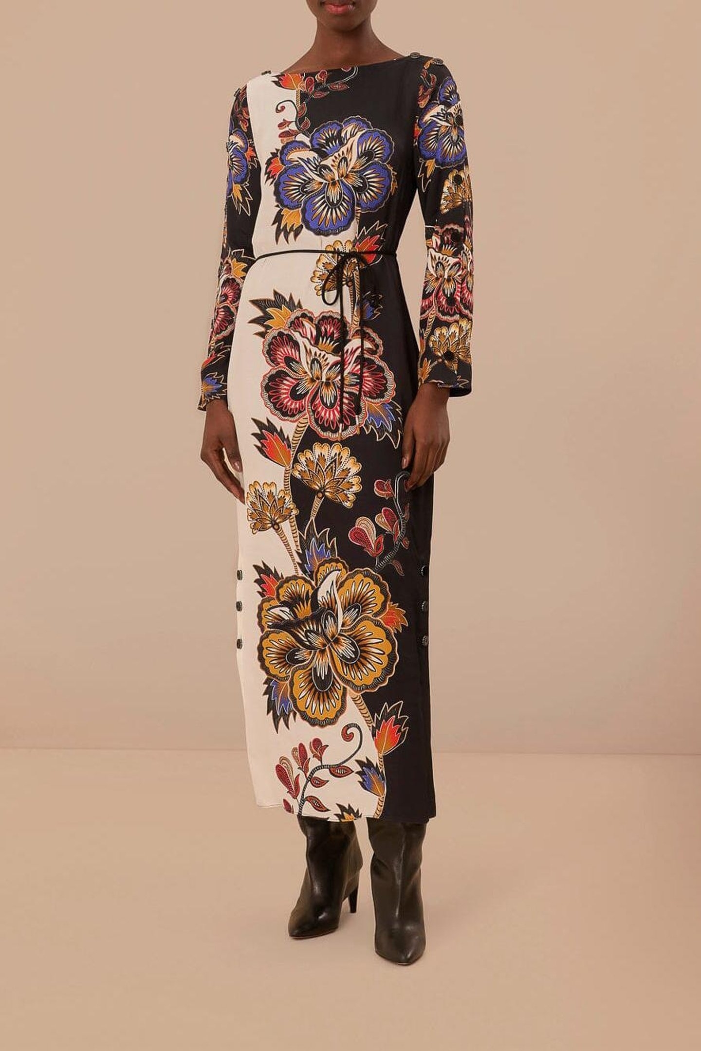 MAXI FLORAL MIDI DRESS 2