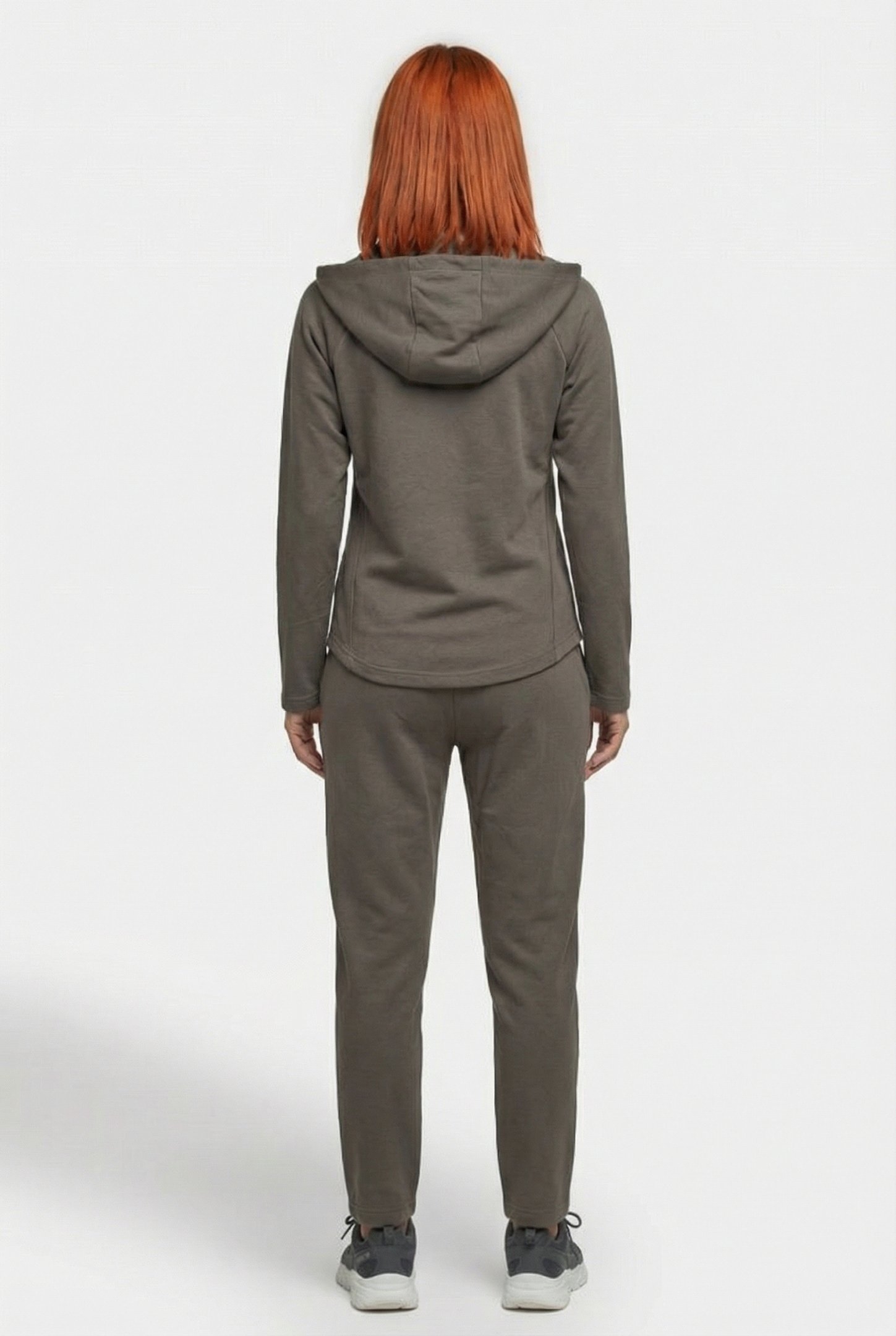 WOMAN TRACKSUIT BICOLOR A-AFW801S23 DUSTY OLIVE 18 0515 TPG 2