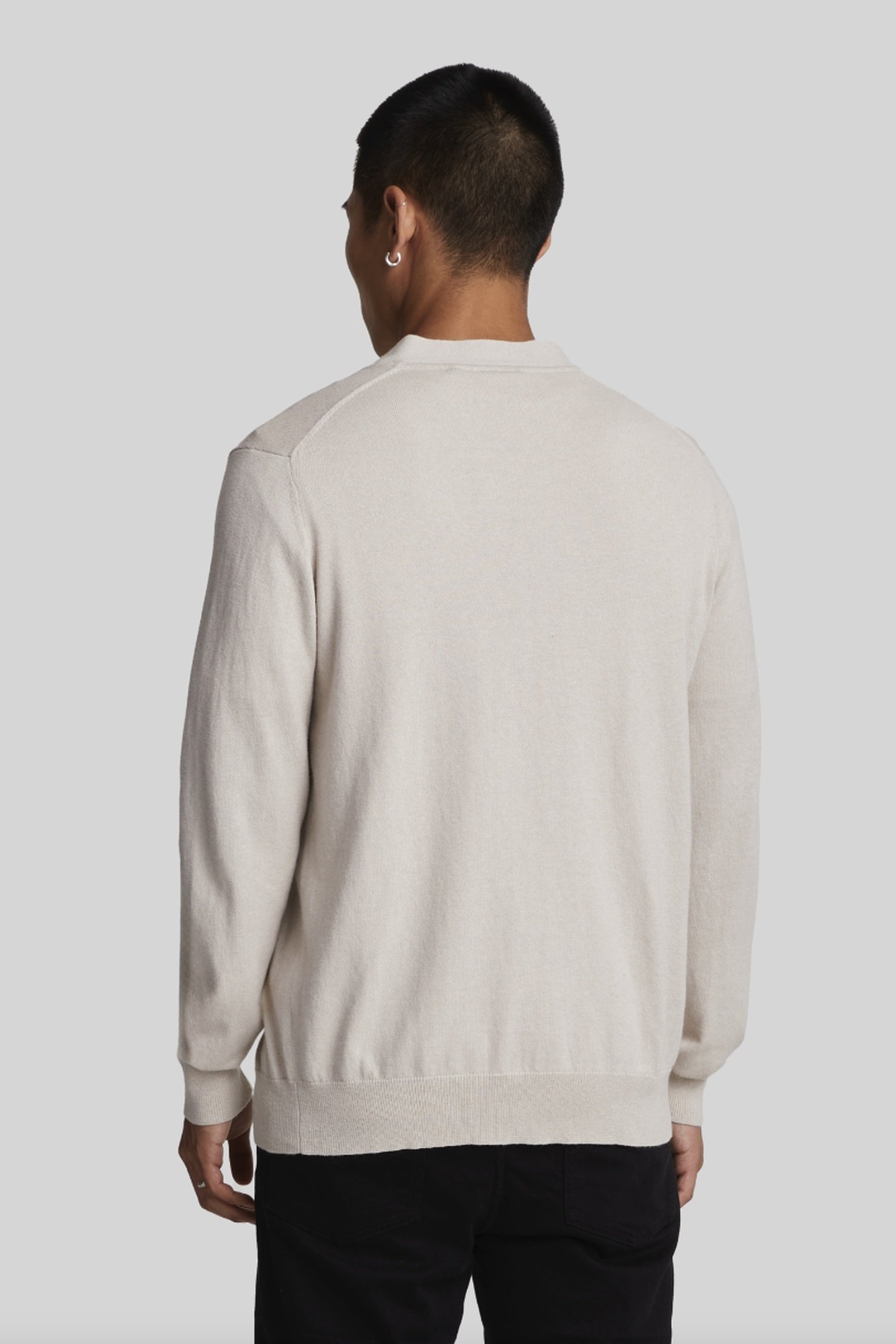 COTTON MERINO V NECK CARDIGAN COVE 3