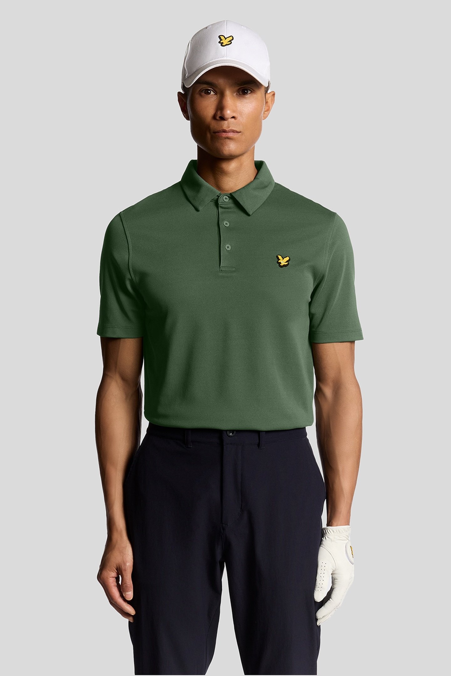 GOLF TOUR POLO SHIRT CACTUS GREEN 2