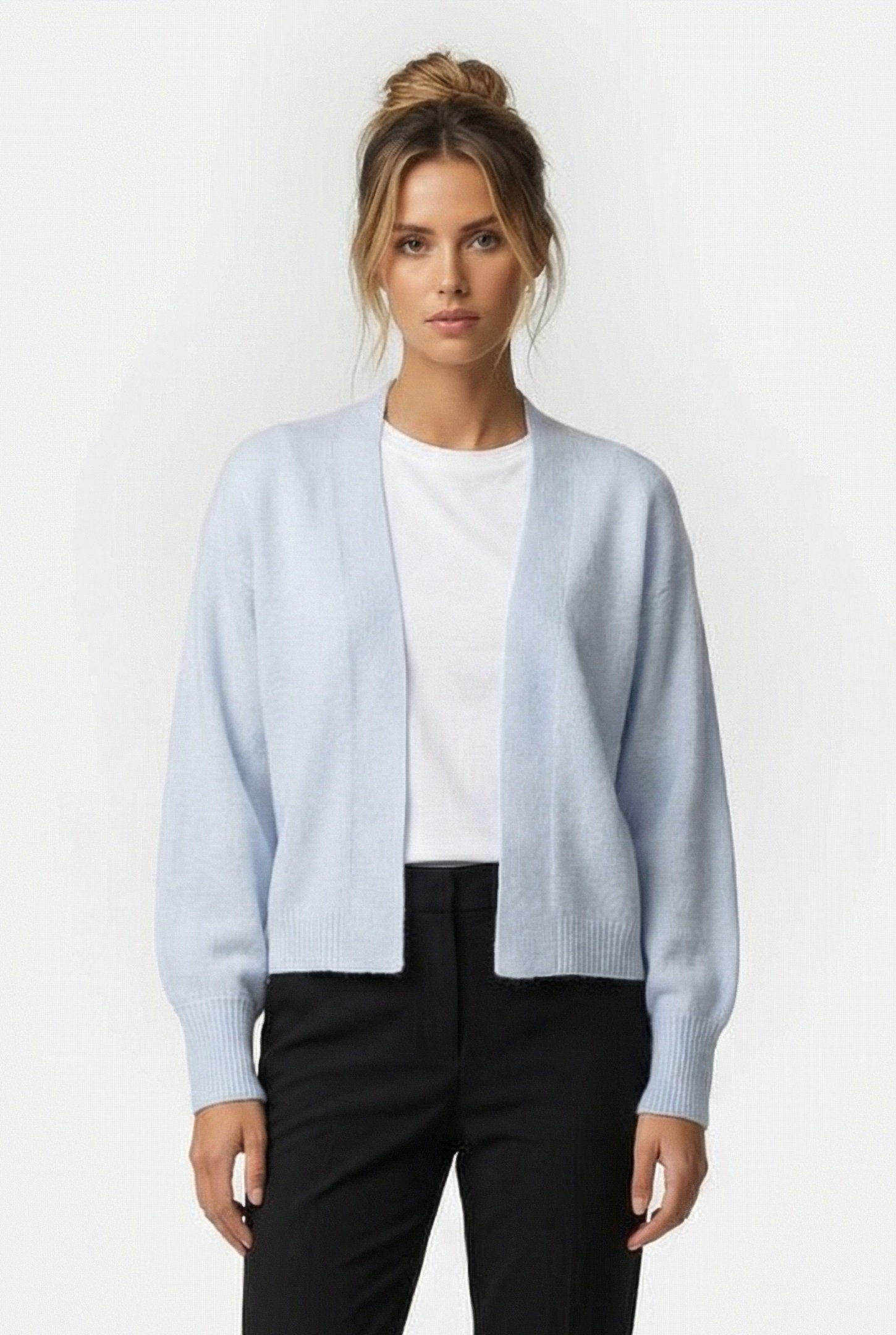 LOUIZA CARDIGAN ICE BLUE 1