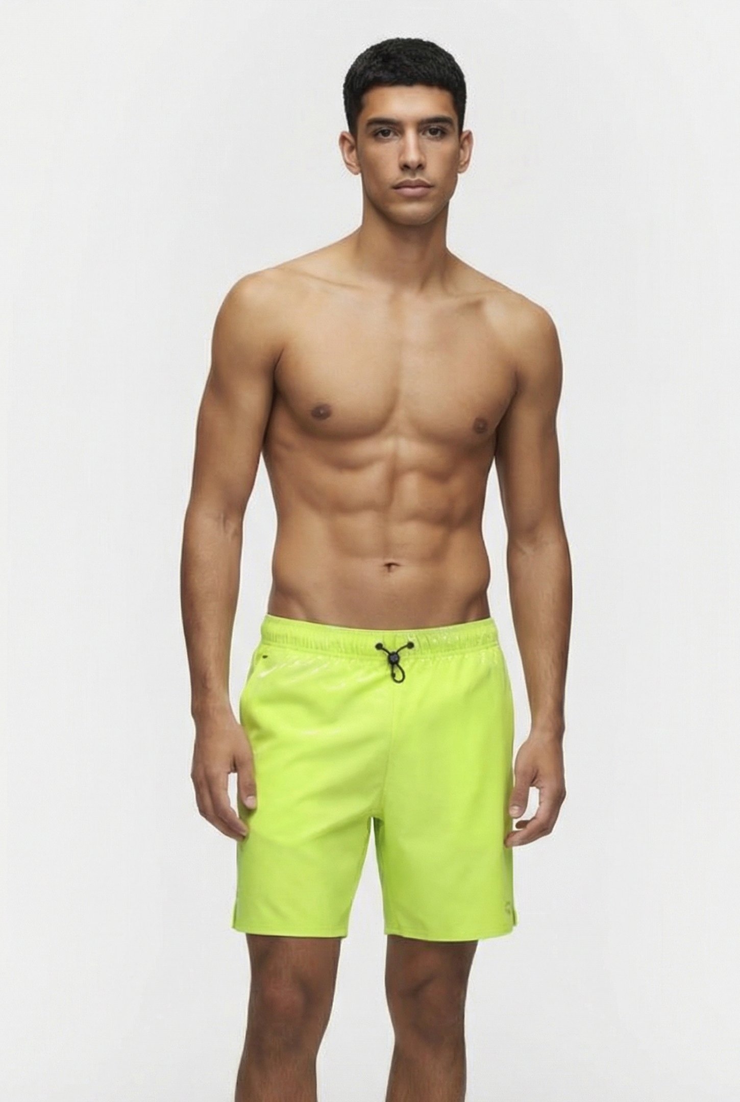 MEN'S ARENA EVO BEACH BOXER SOLID SOFT GREEN 1