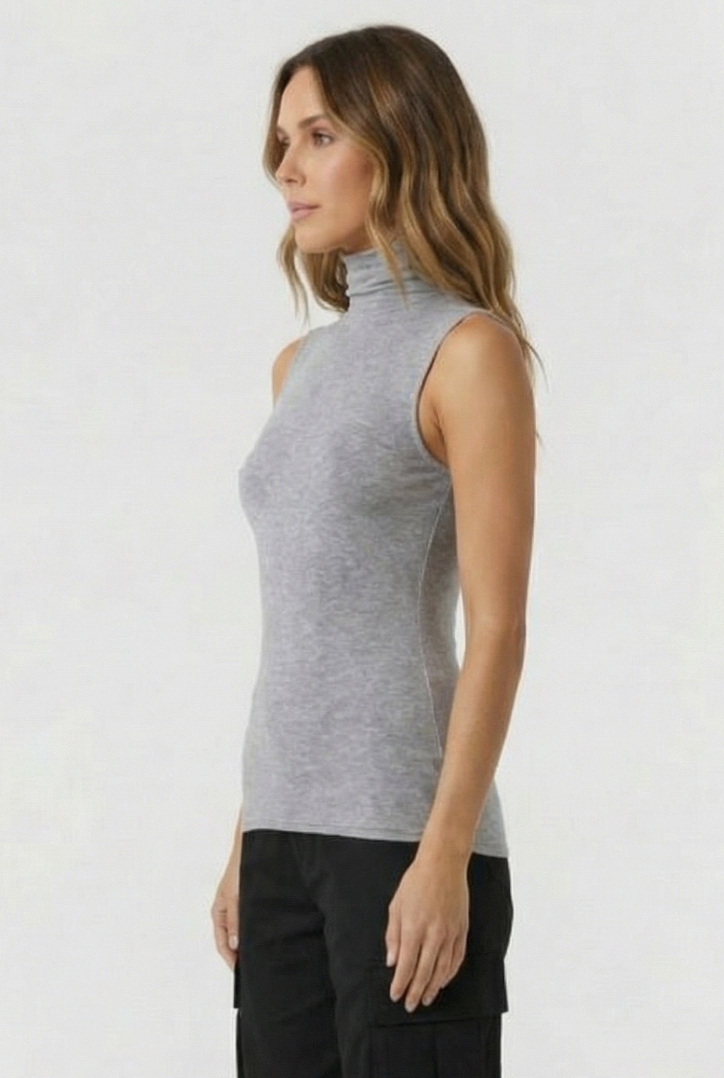 RIPPLE TOP GREY MELANGE 3