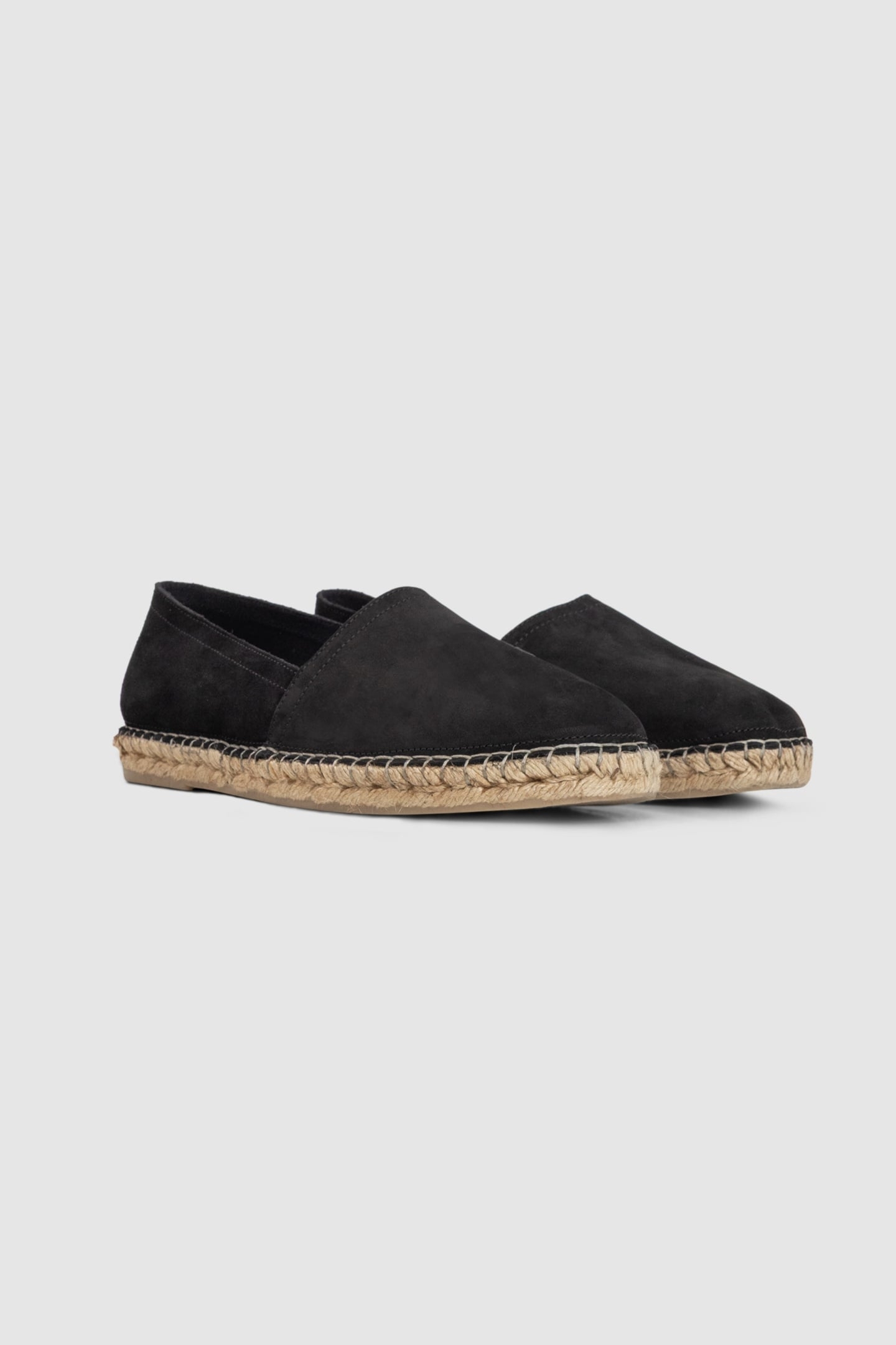 BLACK SUEDE ESPADRILLES 3