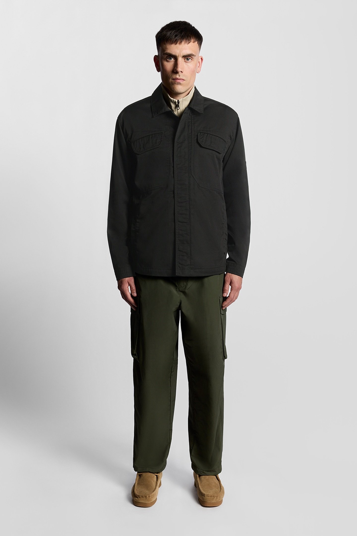 MULTI POCKET OVERSHIRT JET BLACK 1