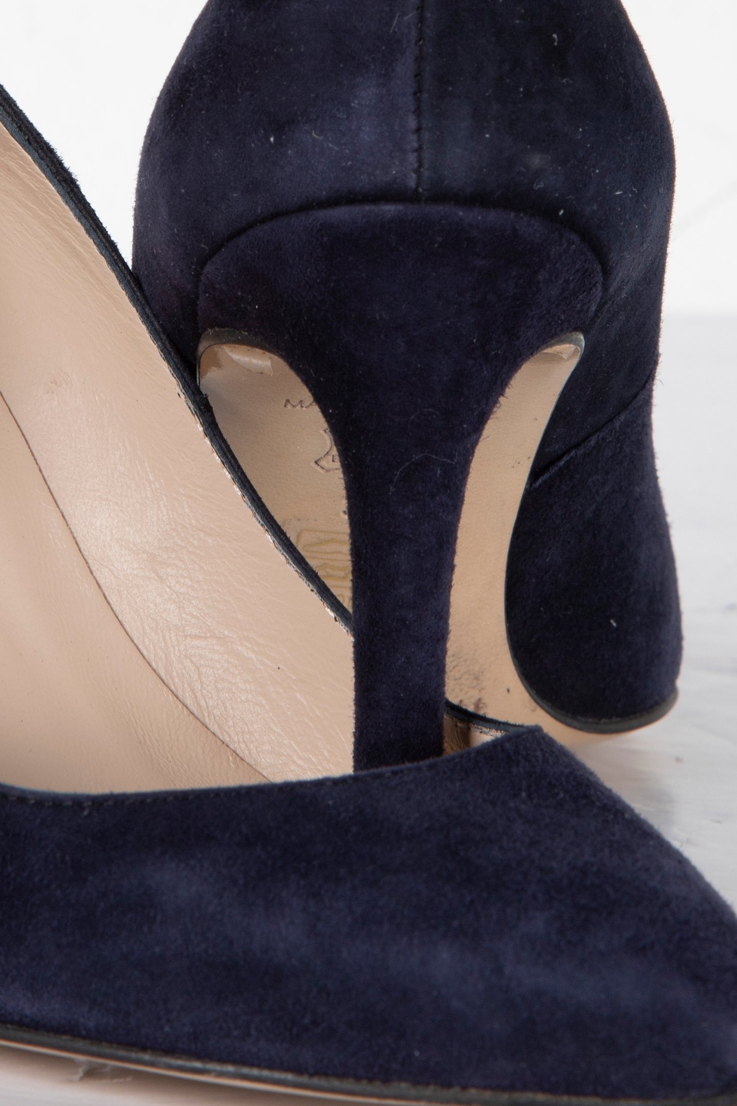 FLORET COURT HEEL NAVY 4