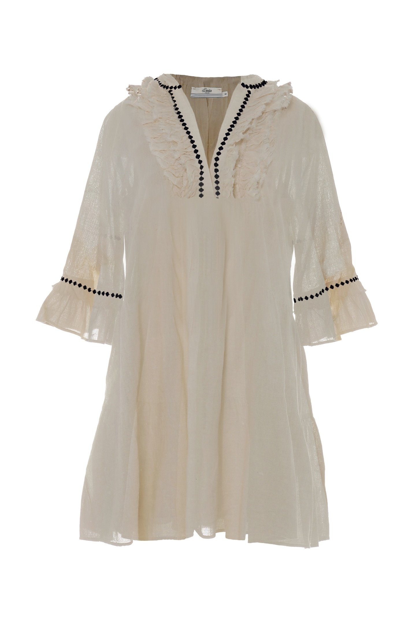 EFISTO SHORT DRESS GAZE OFFWHITE 1