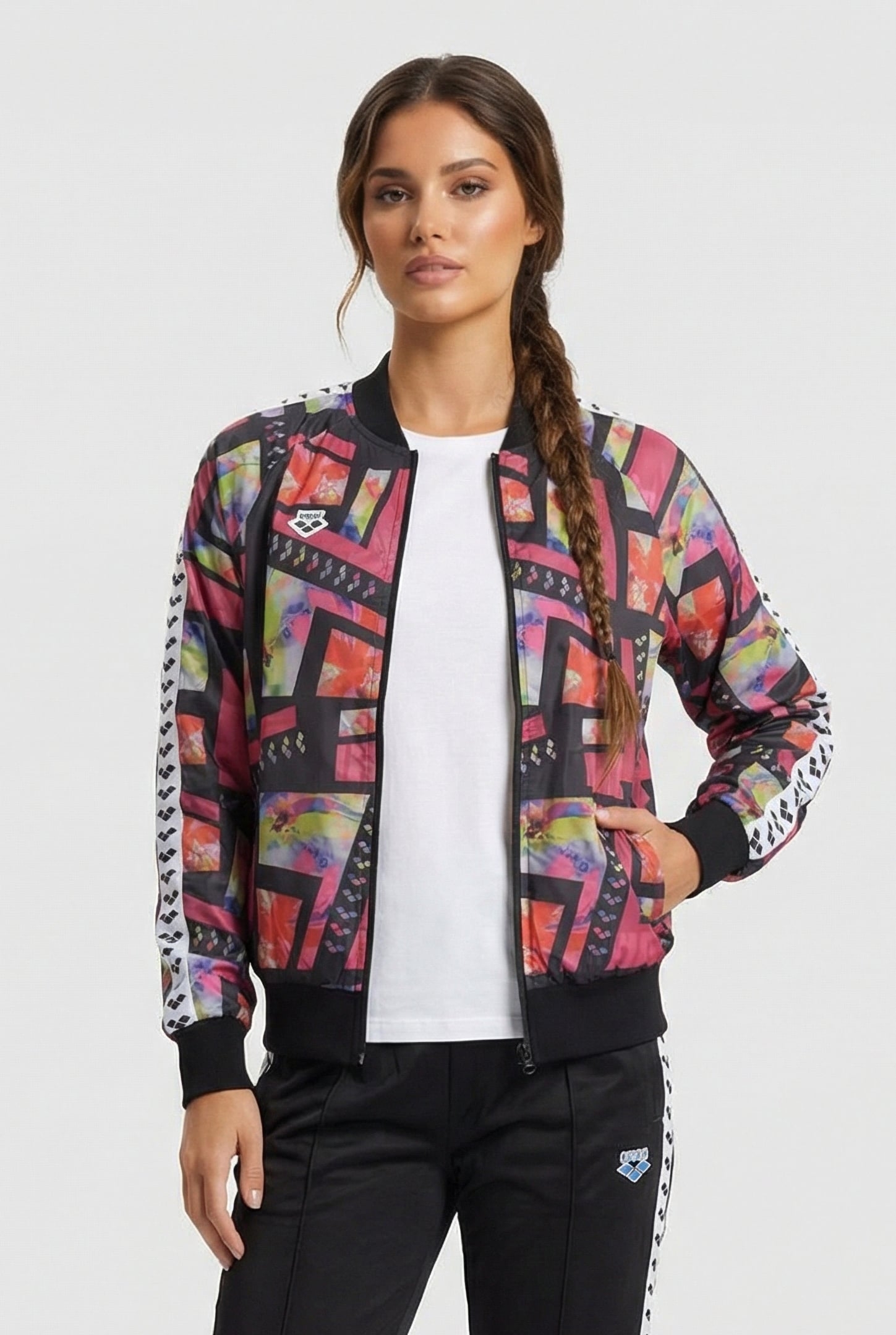 UNISEX RELAX IV TEAM JACKET POLY MULTI BLACK 1