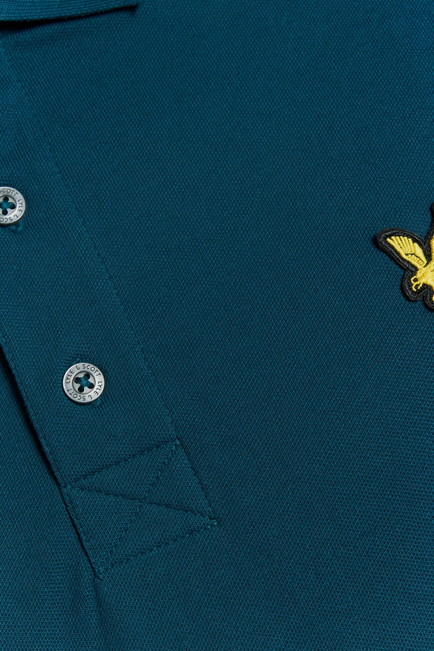 PLAIN POLO SHIRT RICH TEAL 5