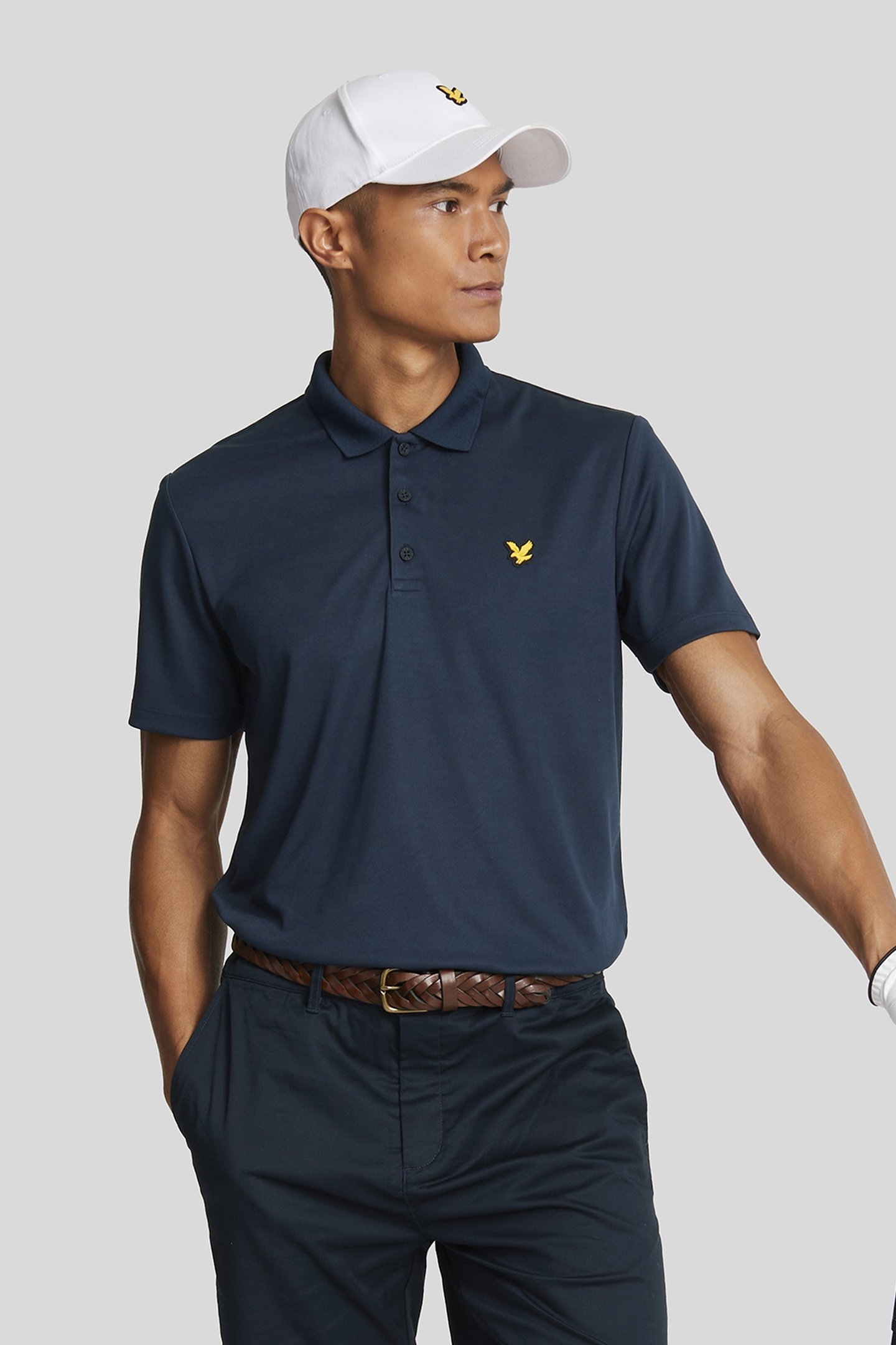 GOLF TECH POLO SHIRT DARK NAVY 1
