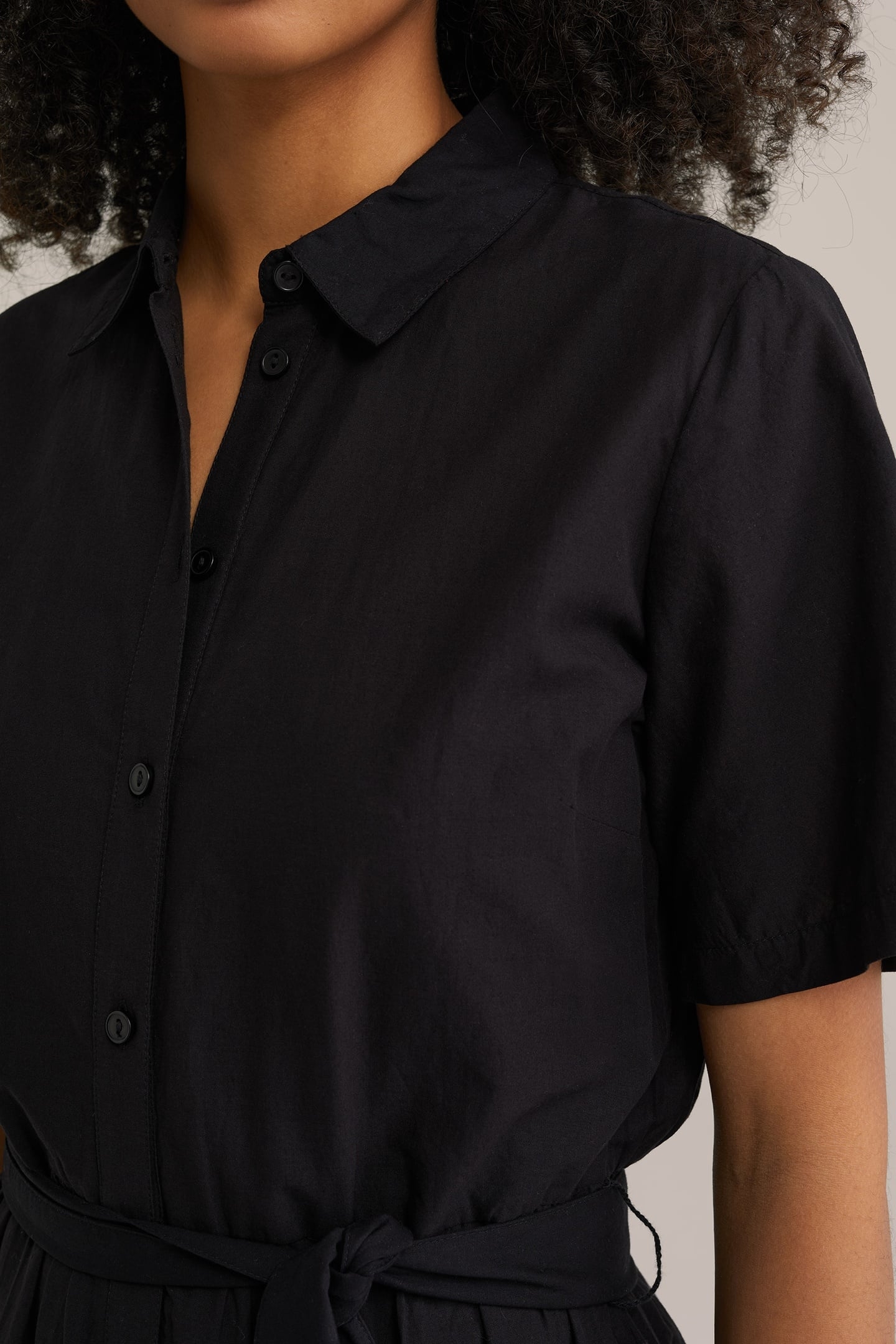 DRESS MID LENGTH BLACK 6