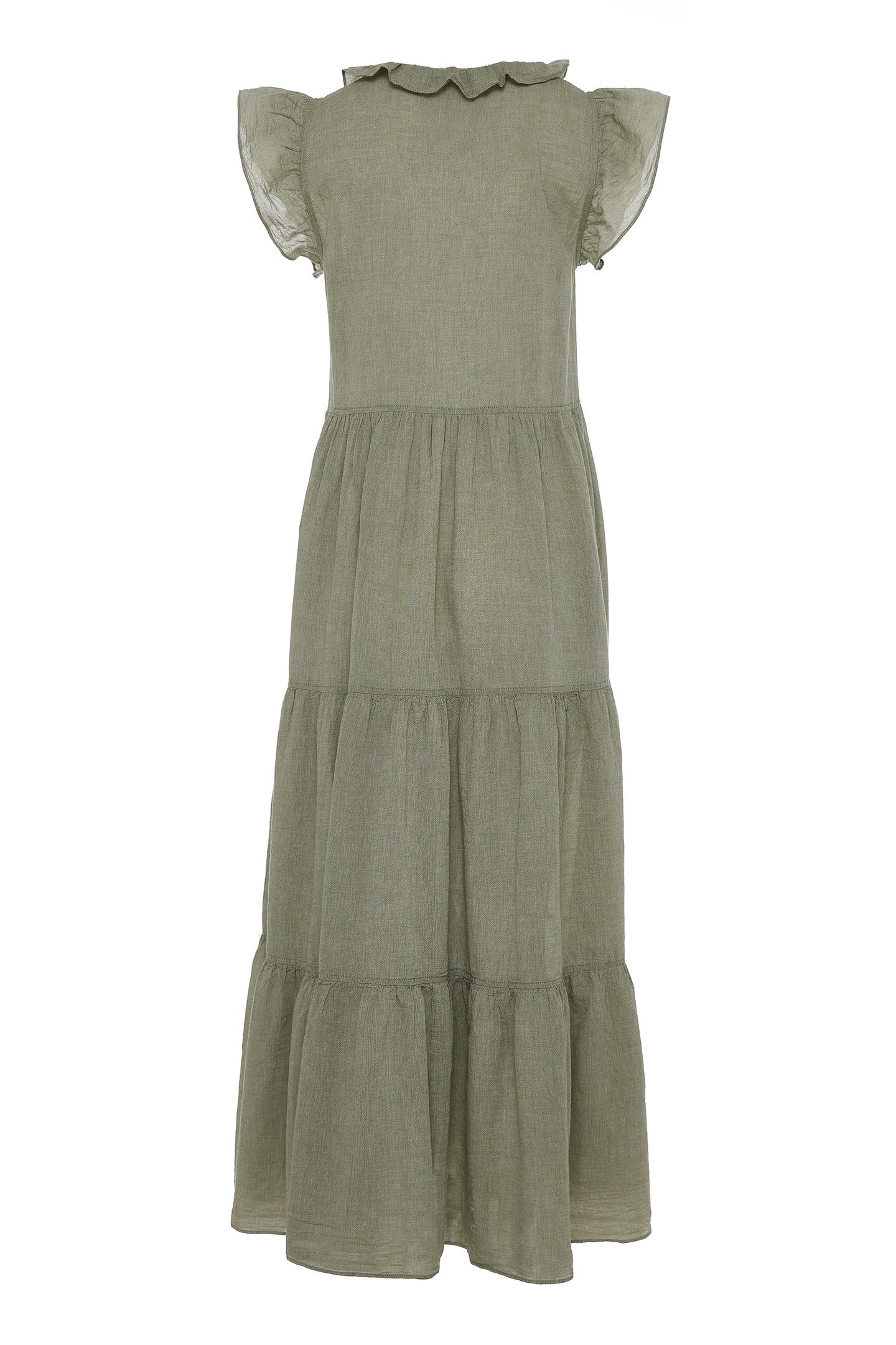 TERRIFIC LONG DRESS GAZE KHAKI 2