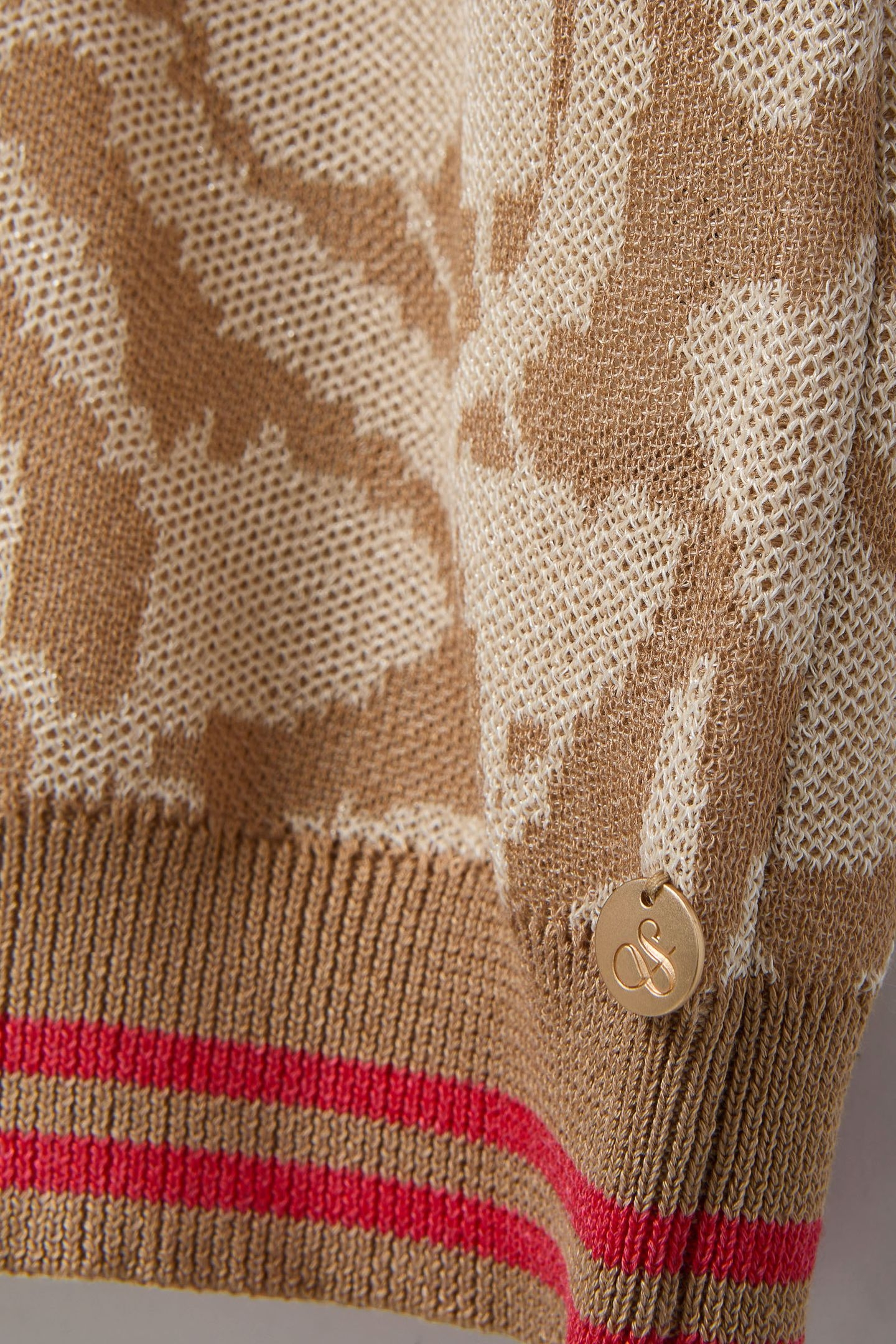 CREW NECK TEE OATMEAL HEATHER TULIPS 8