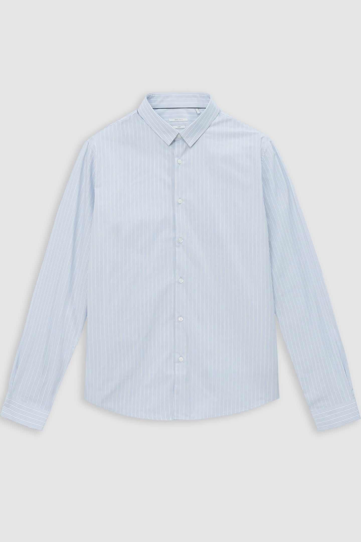 SKY STRIPED REGULAR SHIRT WITH MANDARIN COLLAR 4