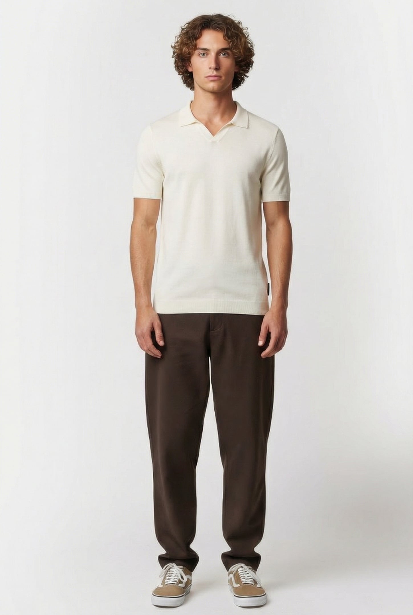 POLO TROPHY SHORT SLEEVE FORMAL ECRU 1