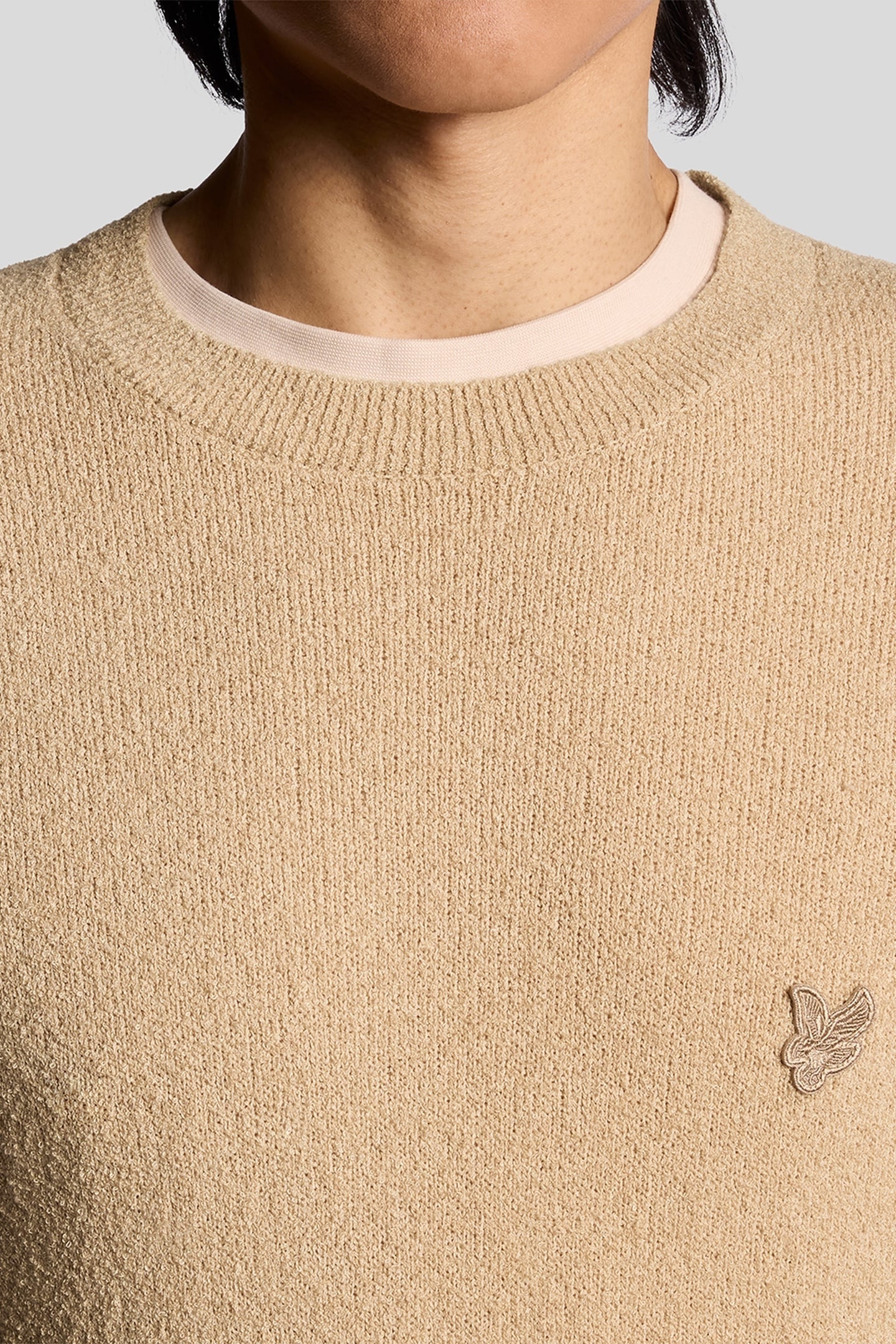 TEXTURED TRAVEL KNITTED JUMPER CHAI 5