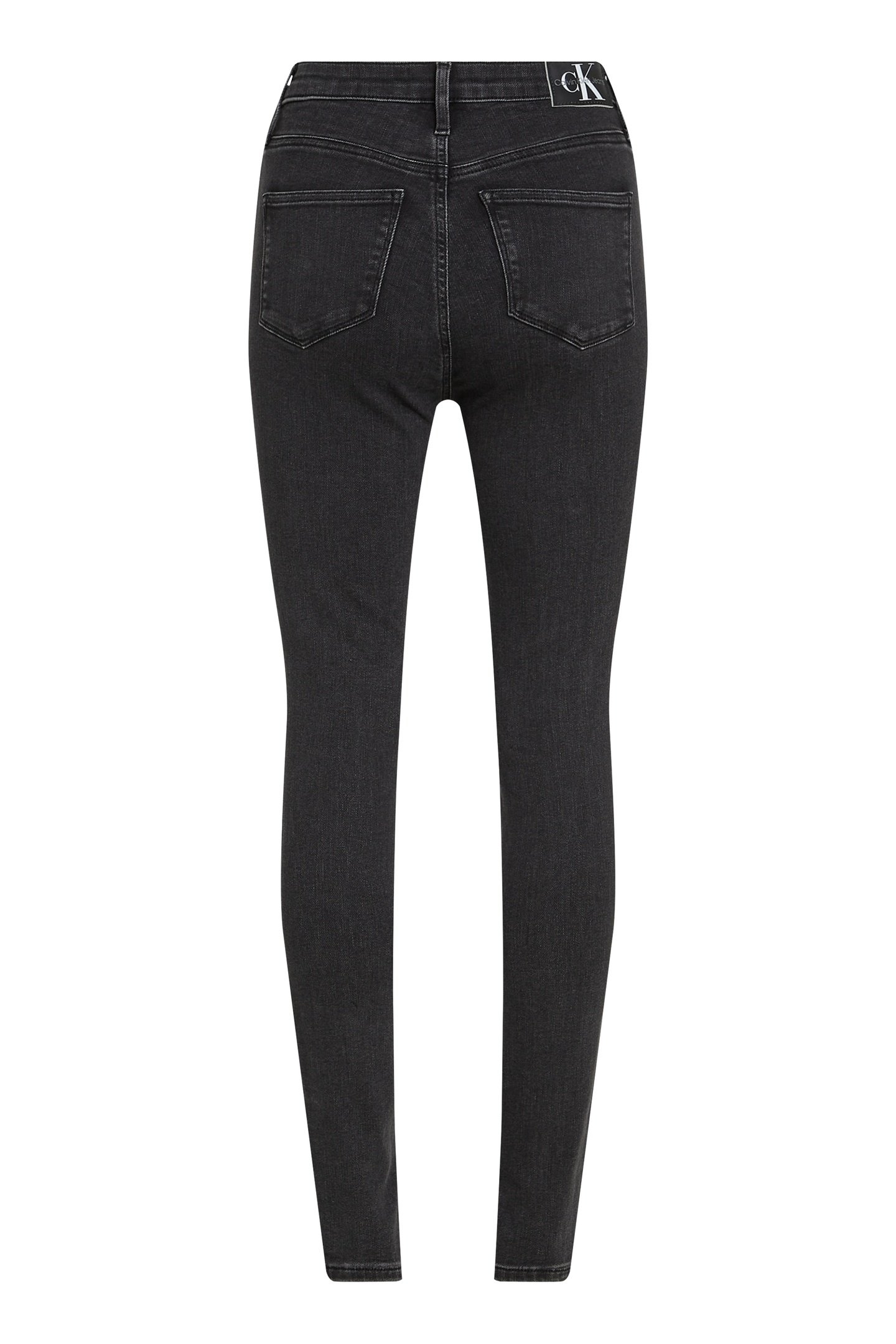 HIGH RISE SKINNY JEANS DENIM BLACK 5