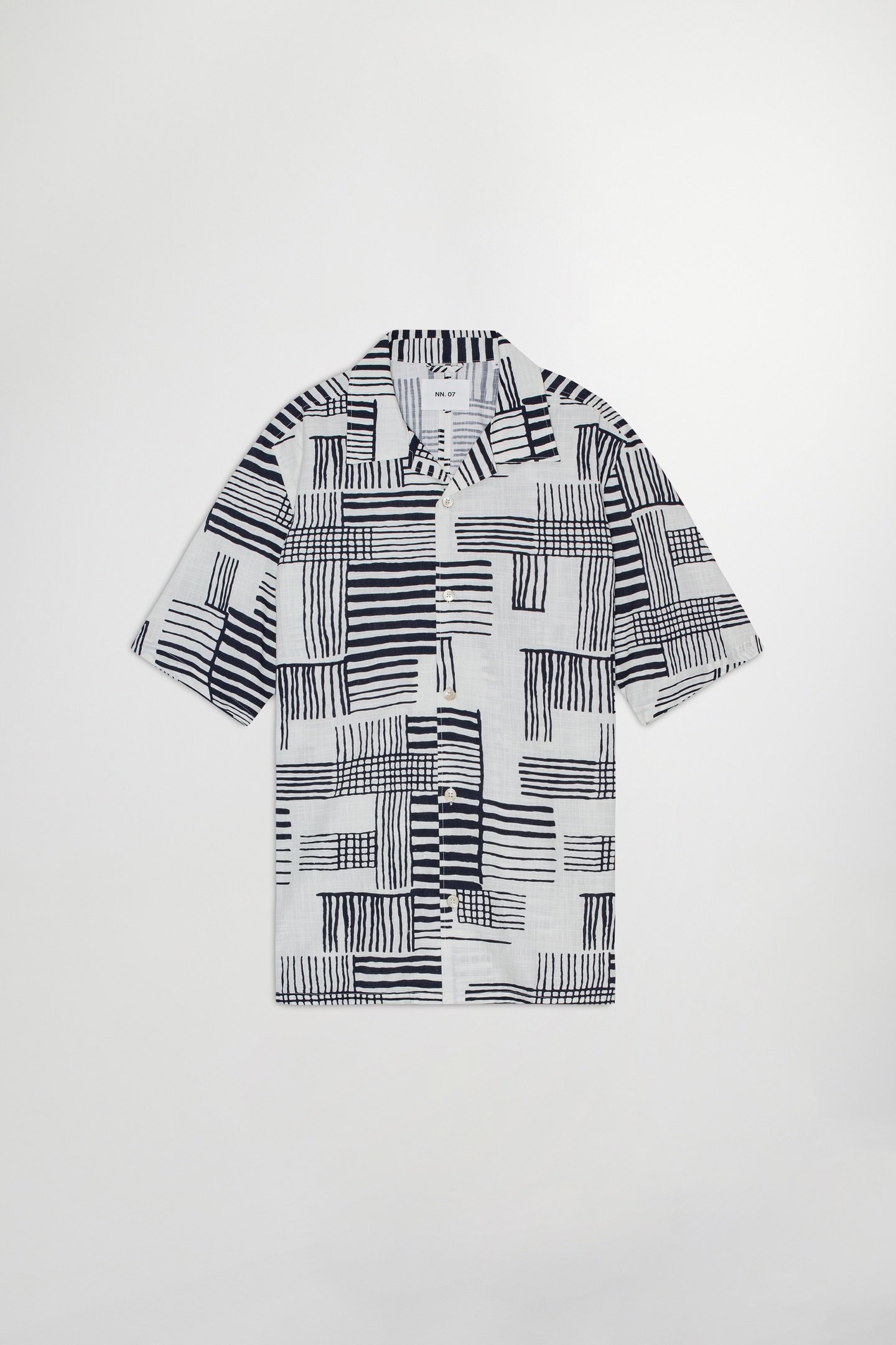 OLE SS SHIRT 5210 BLACK PRINT 4