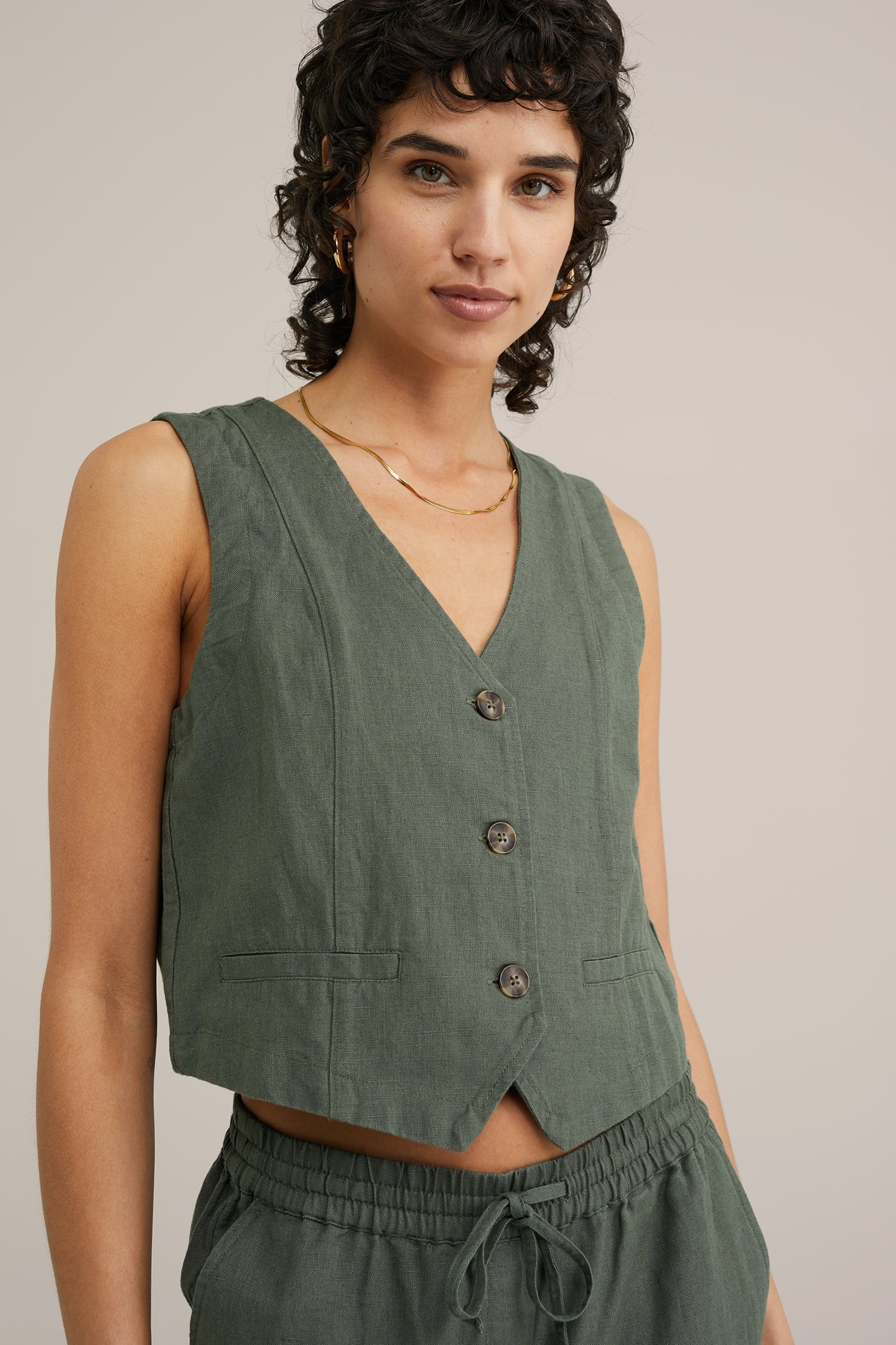 WAISTCOAT DARK GREEN 7