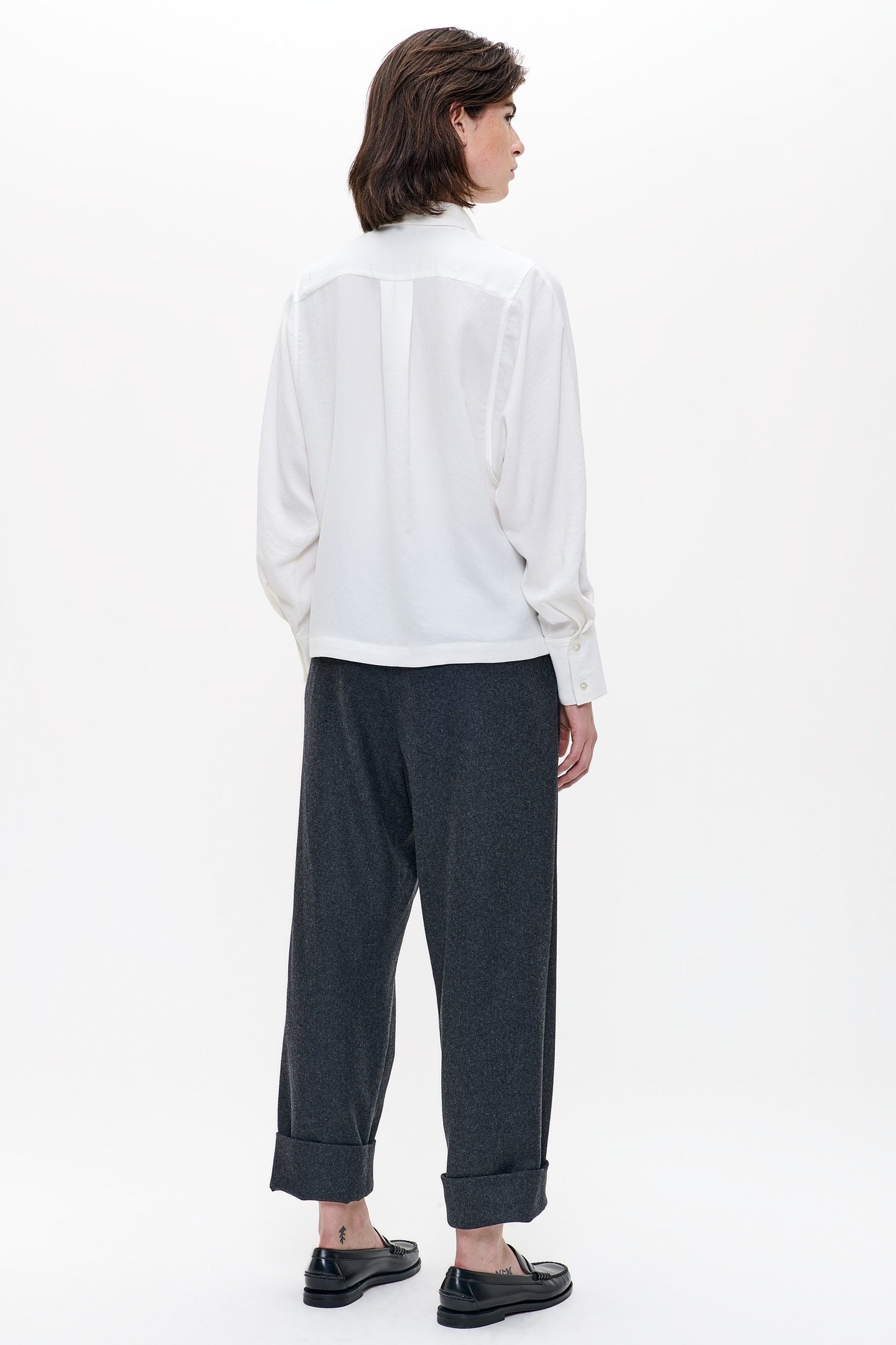 FLUID BAT-SLEEVE SHIRT OFF WHITE 4