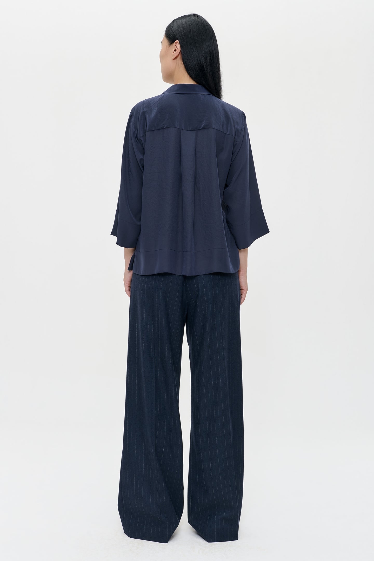 TECHNOSILK RELAXED POLO TOP MIDNIGHT BLUE 3