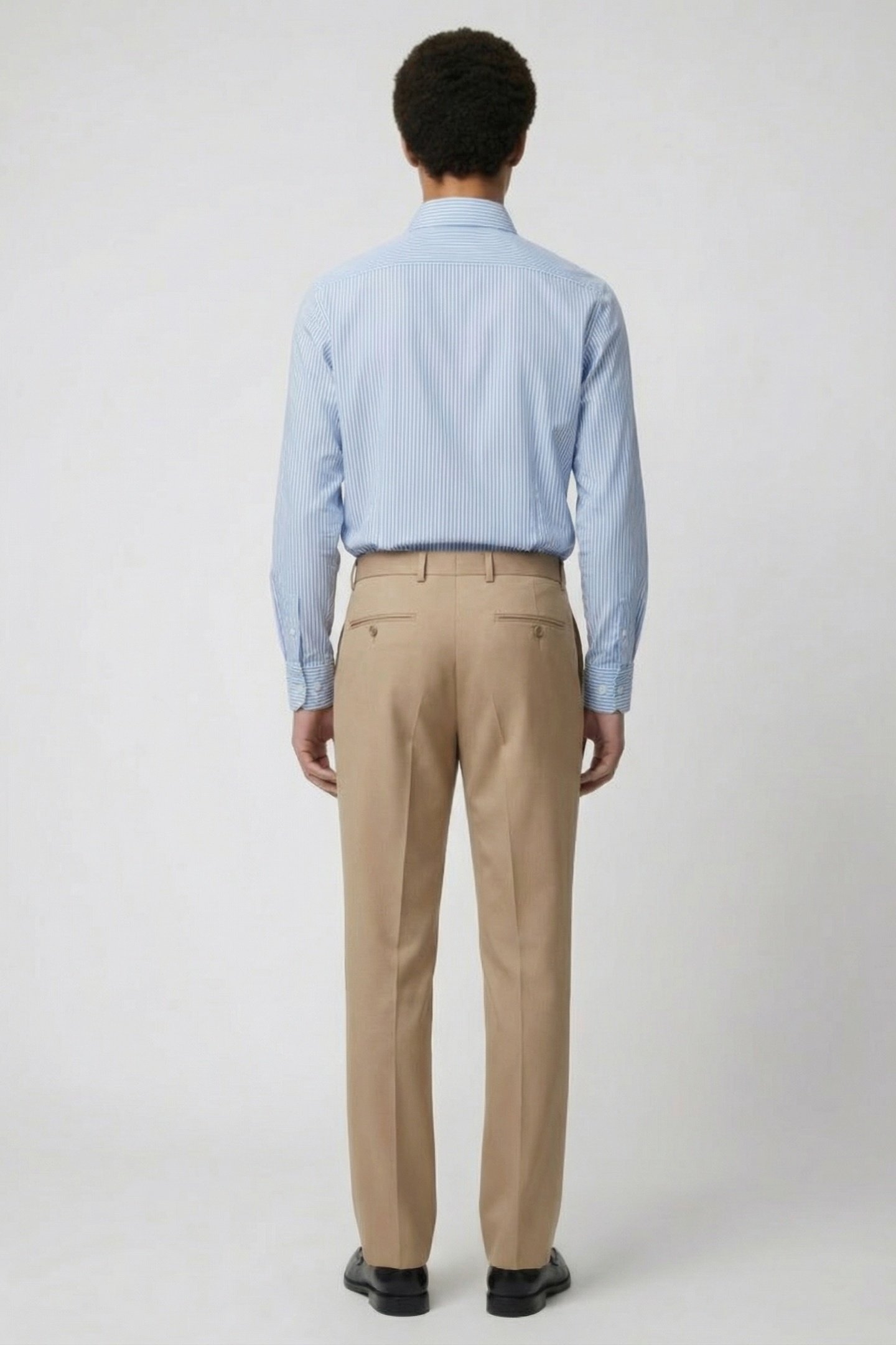 MARCIANO BY GUESS BILL FRENCH COLLAR R LIGHT BLUE & WHITE S 2